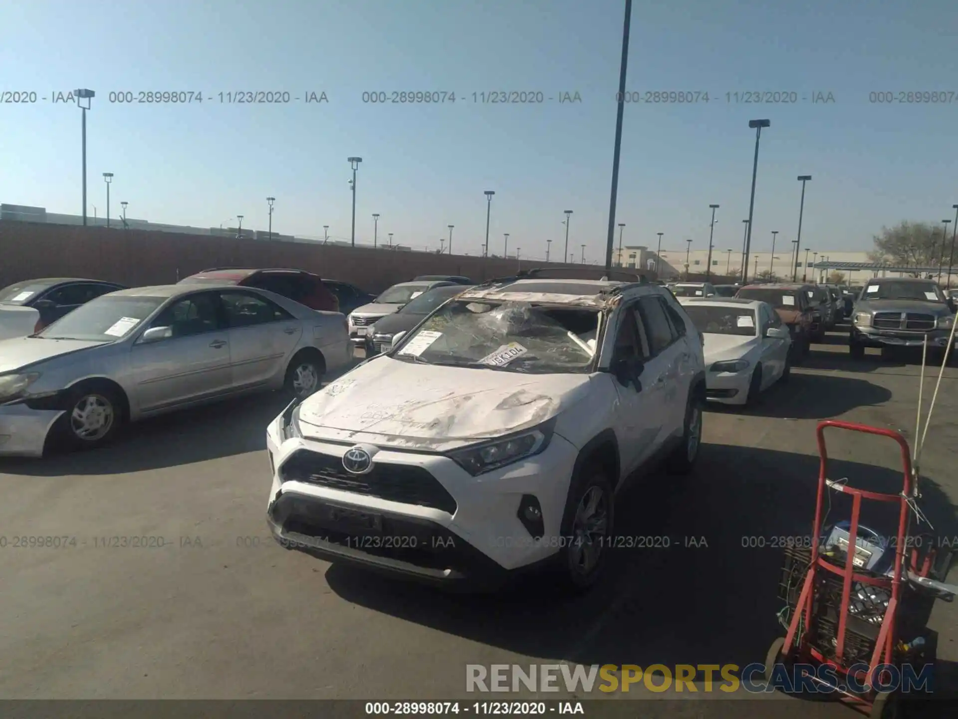 6 Фотография поврежденного автомобиля JTMW1RFVXKD508065 TOYOTA RAV4 2019