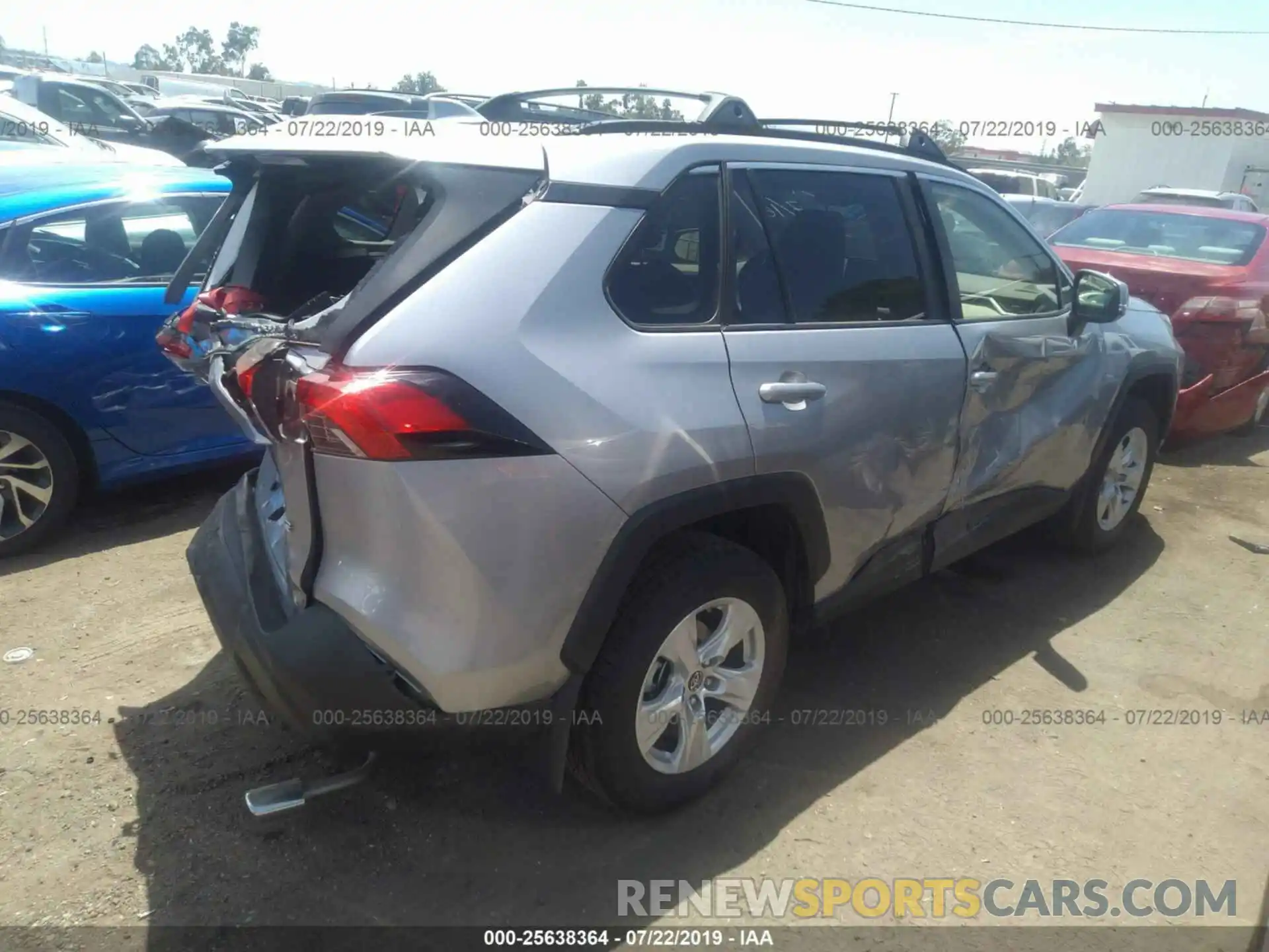 4 Photograph of a damaged car JTMW1RFVXKD508406 TOYOTA RAV4 2019