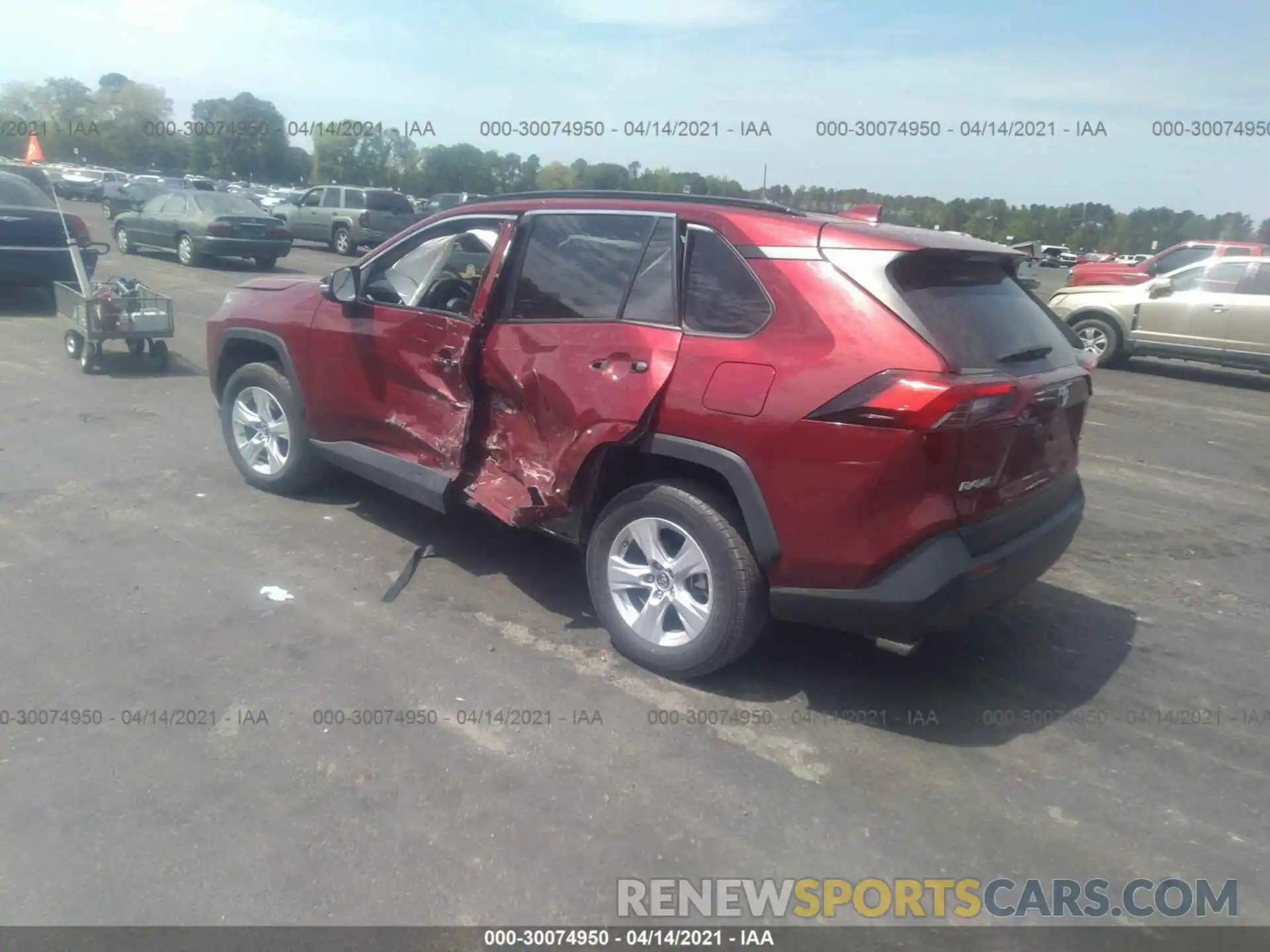 3 Photograph of a damaged car JTMW1RFVXKD509622 TOYOTA RAV4 2019