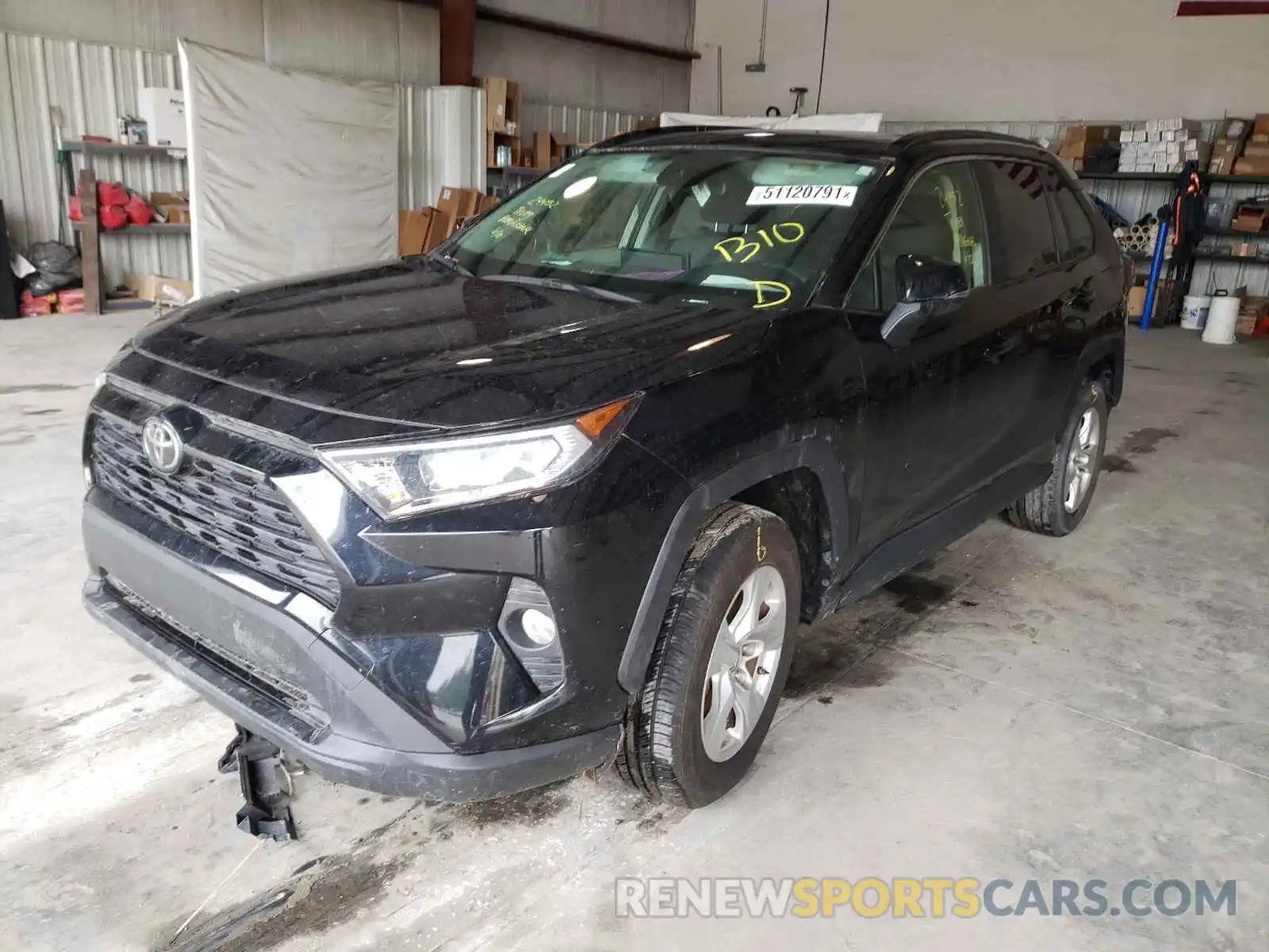 2 Photograph of a damaged car JTMW1RFVXKD509670 TOYOTA RAV4 2019