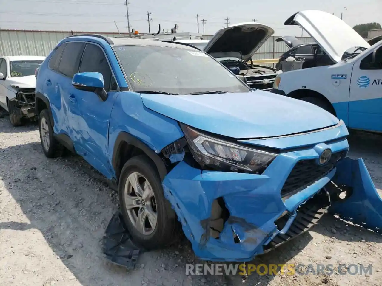 9 Фотография поврежденного автомобиля JTMW1RFVXKD511368 TOYOTA RAV4 2019