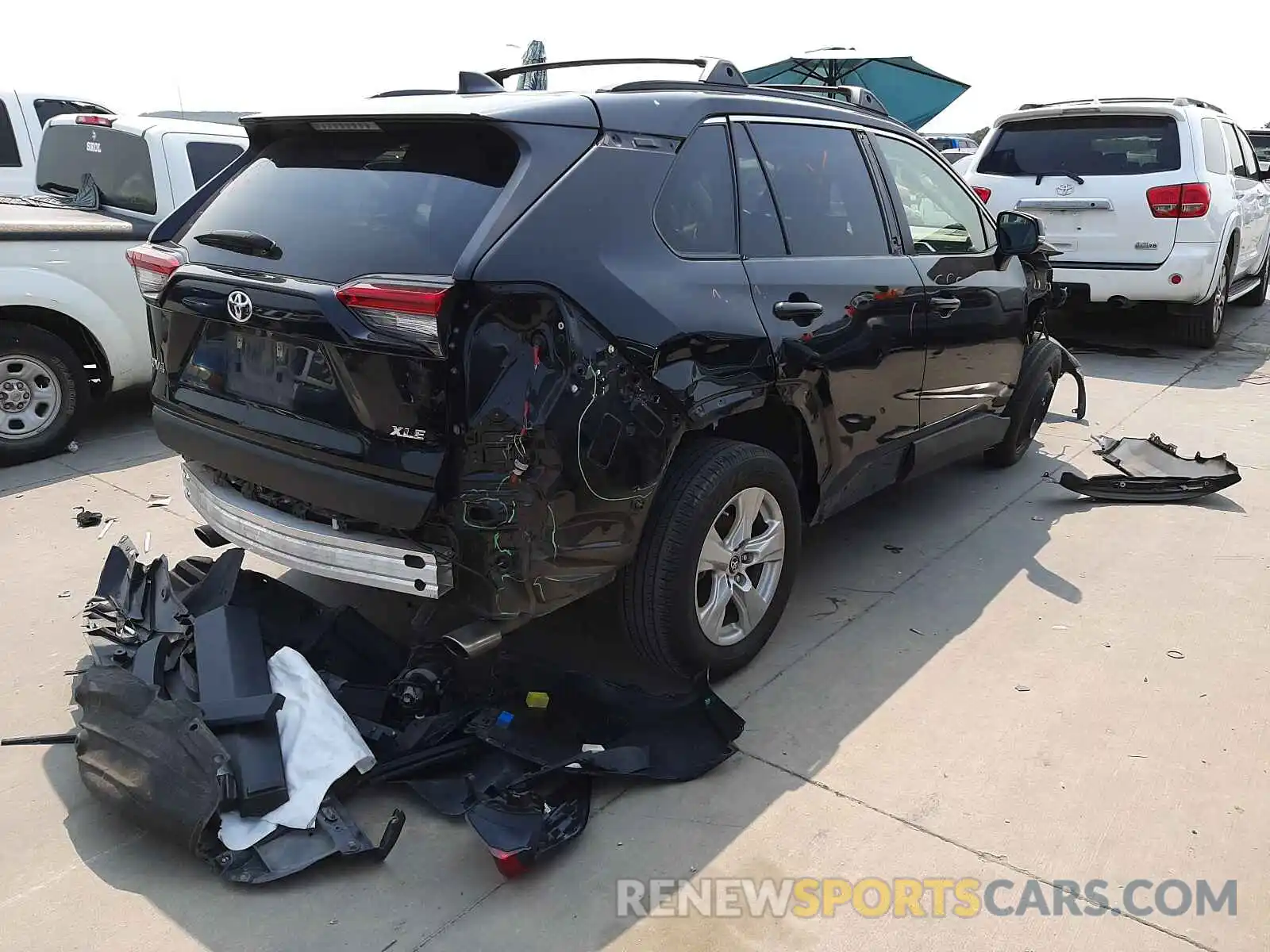 4 Photograph of a damaged car JTMW1RFVXKD512603 TOYOTA RAV4 2019