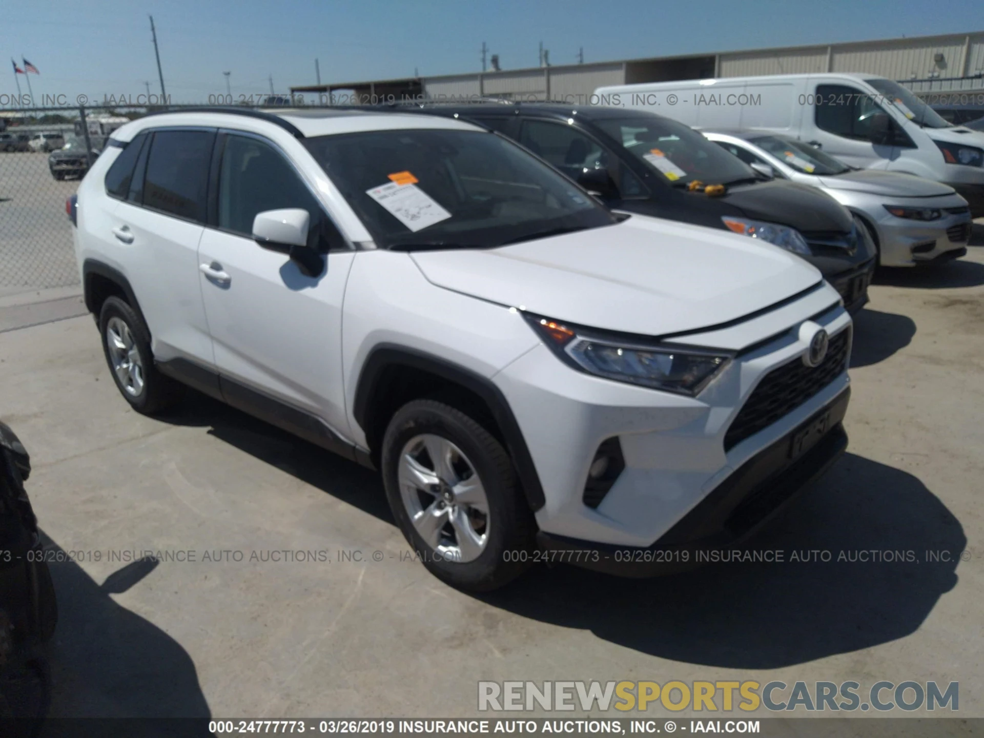 1 Photograph of a damaged car JTMW1RFVXKJ001328 TOYOTA RAV4 2019