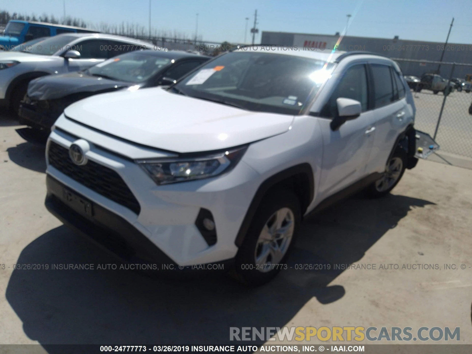 2 Photograph of a damaged car JTMW1RFVXKJ001328 TOYOTA RAV4 2019