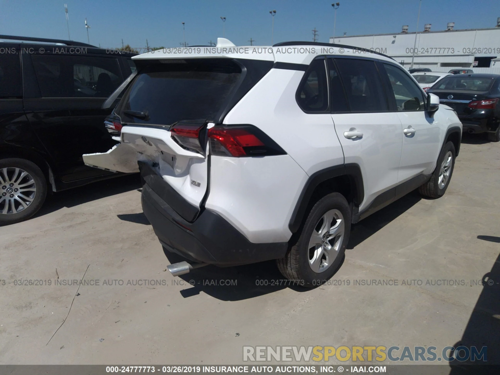 4 Photograph of a damaged car JTMW1RFVXKJ001328 TOYOTA RAV4 2019