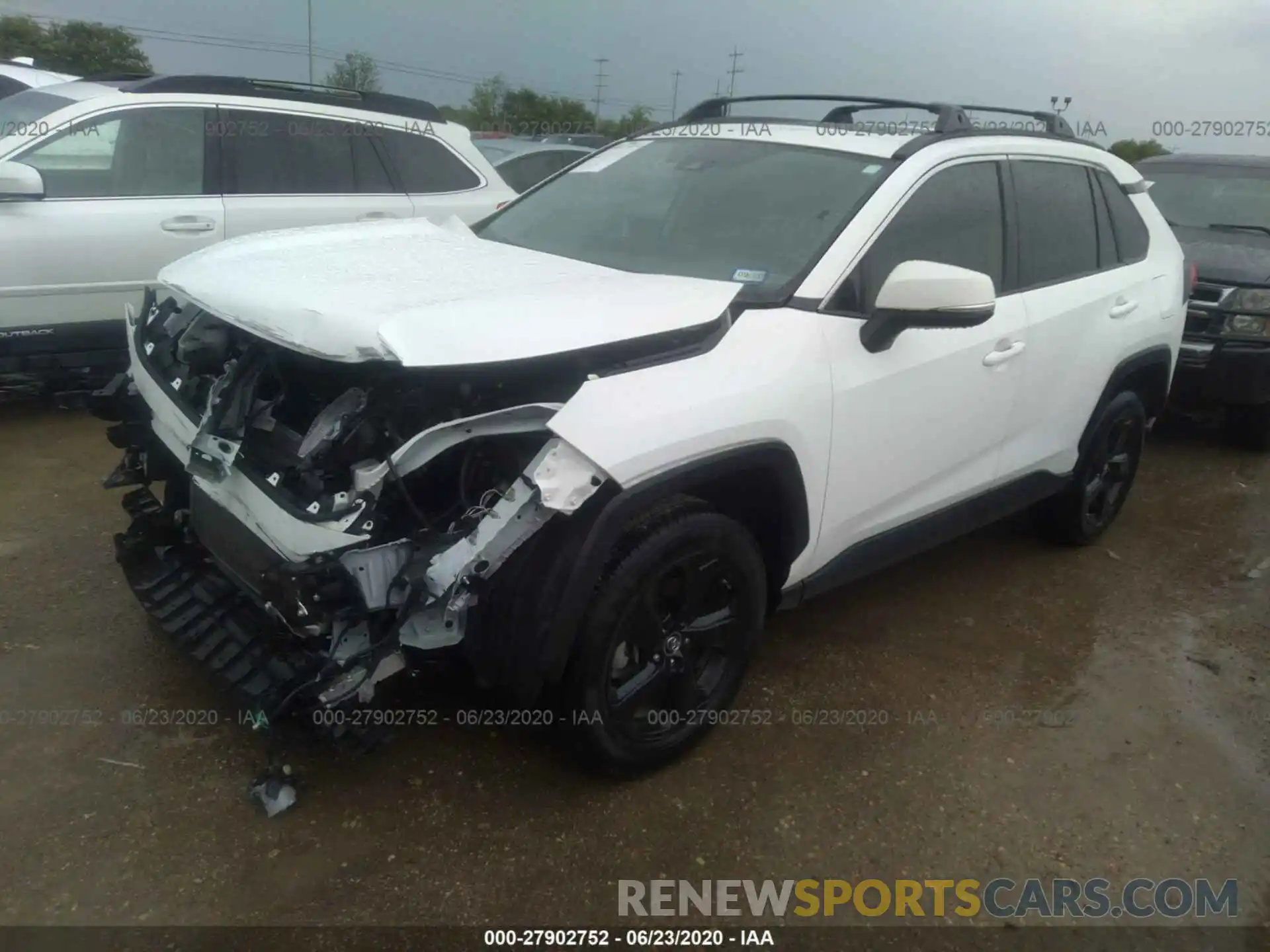 2 Фотография поврежденного автомобиля JTMW1RFVXKJ008232 TOYOTA RAV4 2019