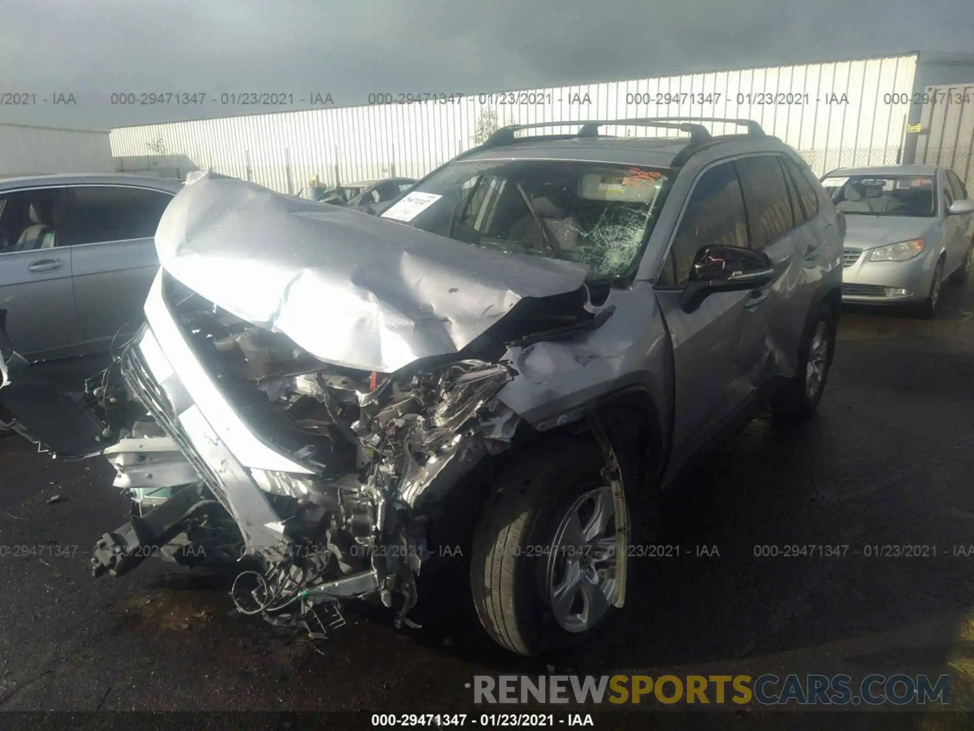 6 Фотография поврежденного автомобиля JTMW1RFVXKJ012183 TOYOTA RAV4 2019