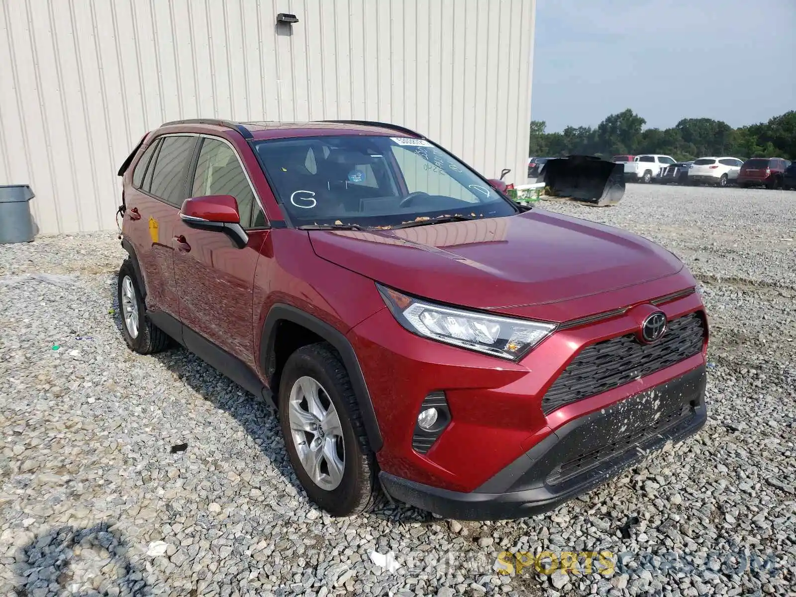 1 Photograph of a damaged car JTMW1RFVXKJ013124 TOYOTA RAV4 2019