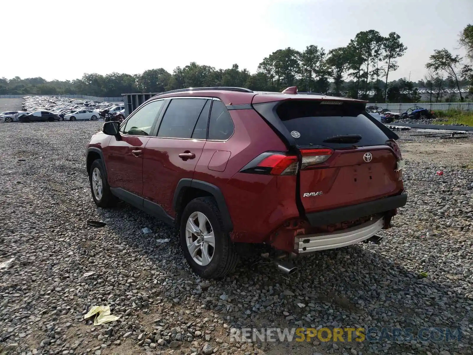 3 Photograph of a damaged car JTMW1RFVXKJ013124 TOYOTA RAV4 2019