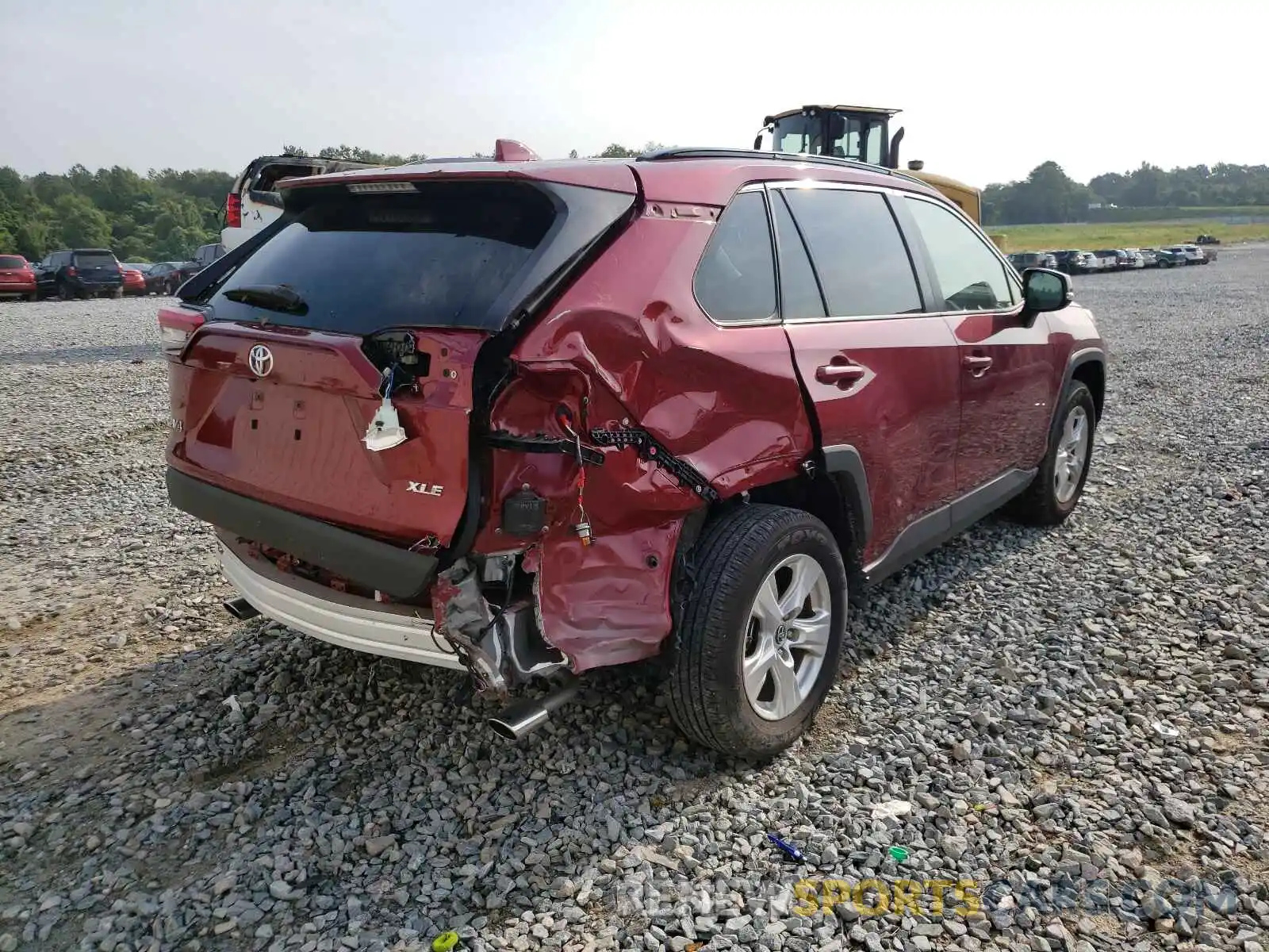 4 Photograph of a damaged car JTMW1RFVXKJ013124 TOYOTA RAV4 2019