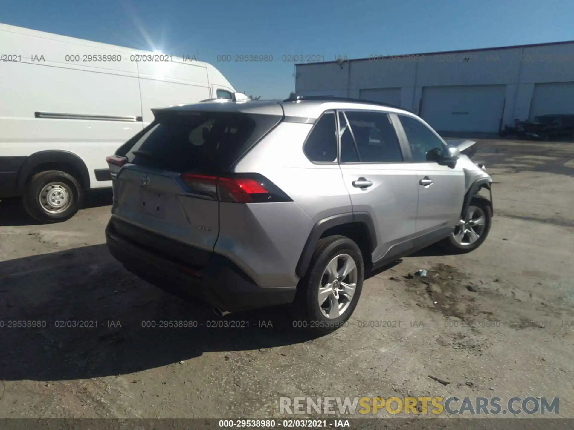 4 Фотография поврежденного автомобиля JTMW1RFZ4KD013733 TOYOTA RAV4 2019