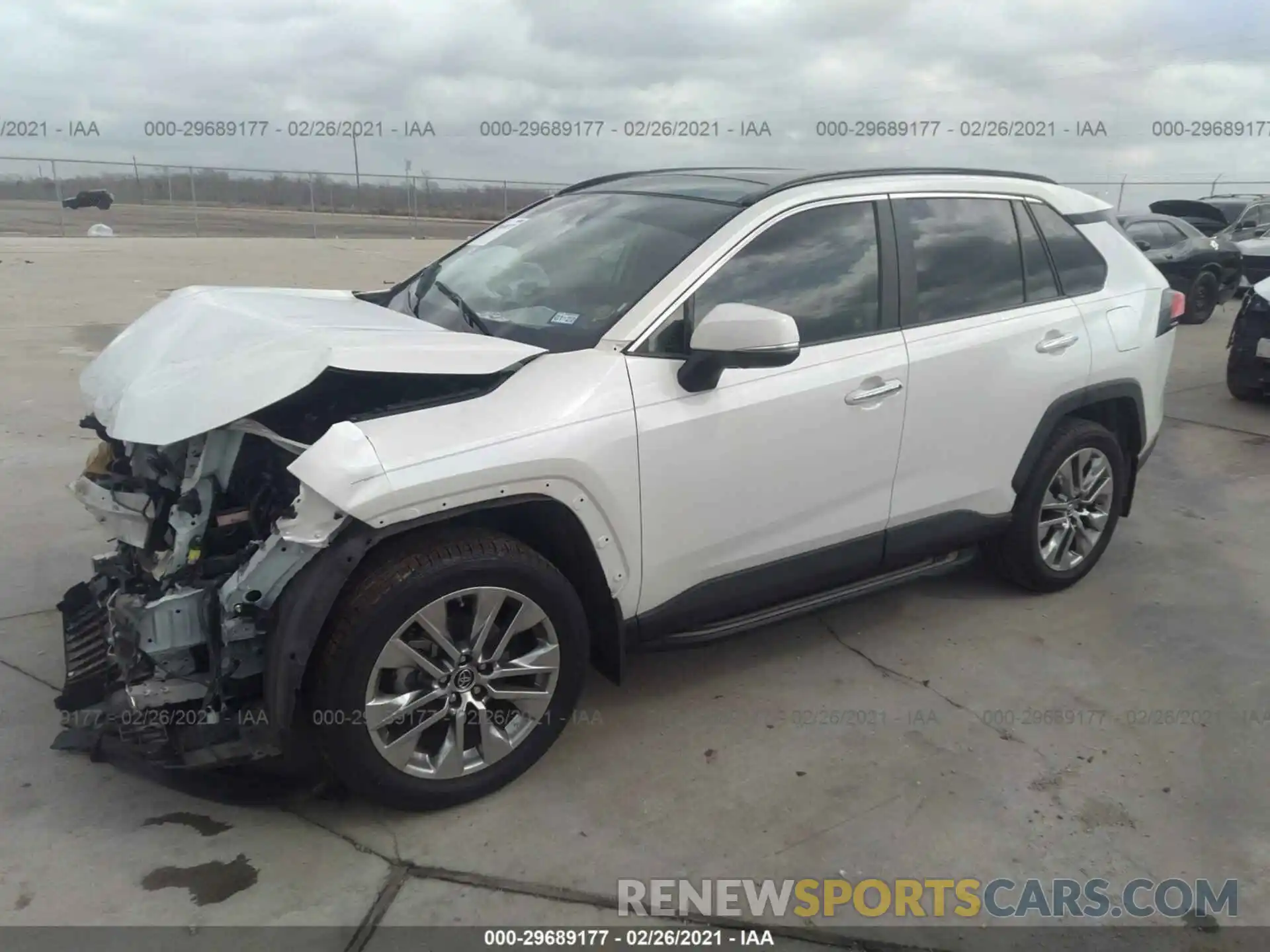 2 Photograph of a damaged car JTMY1RFV0KD502008 TOYOTA RAV4 2019