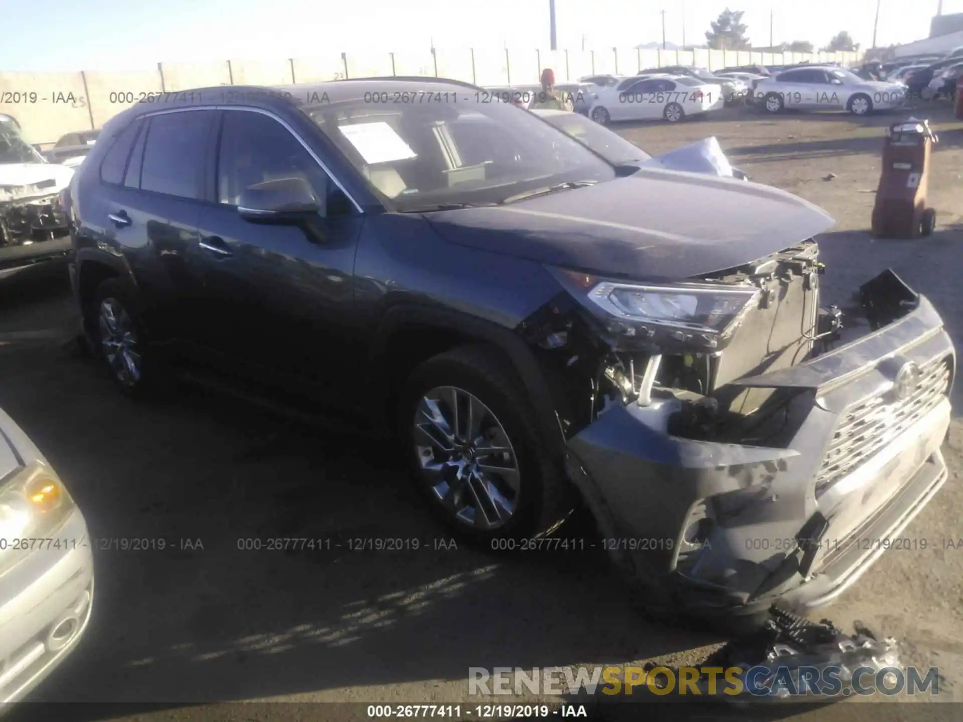 1 Photograph of a damaged car JTMY1RFV0KD508522 TOYOTA RAV4 2019