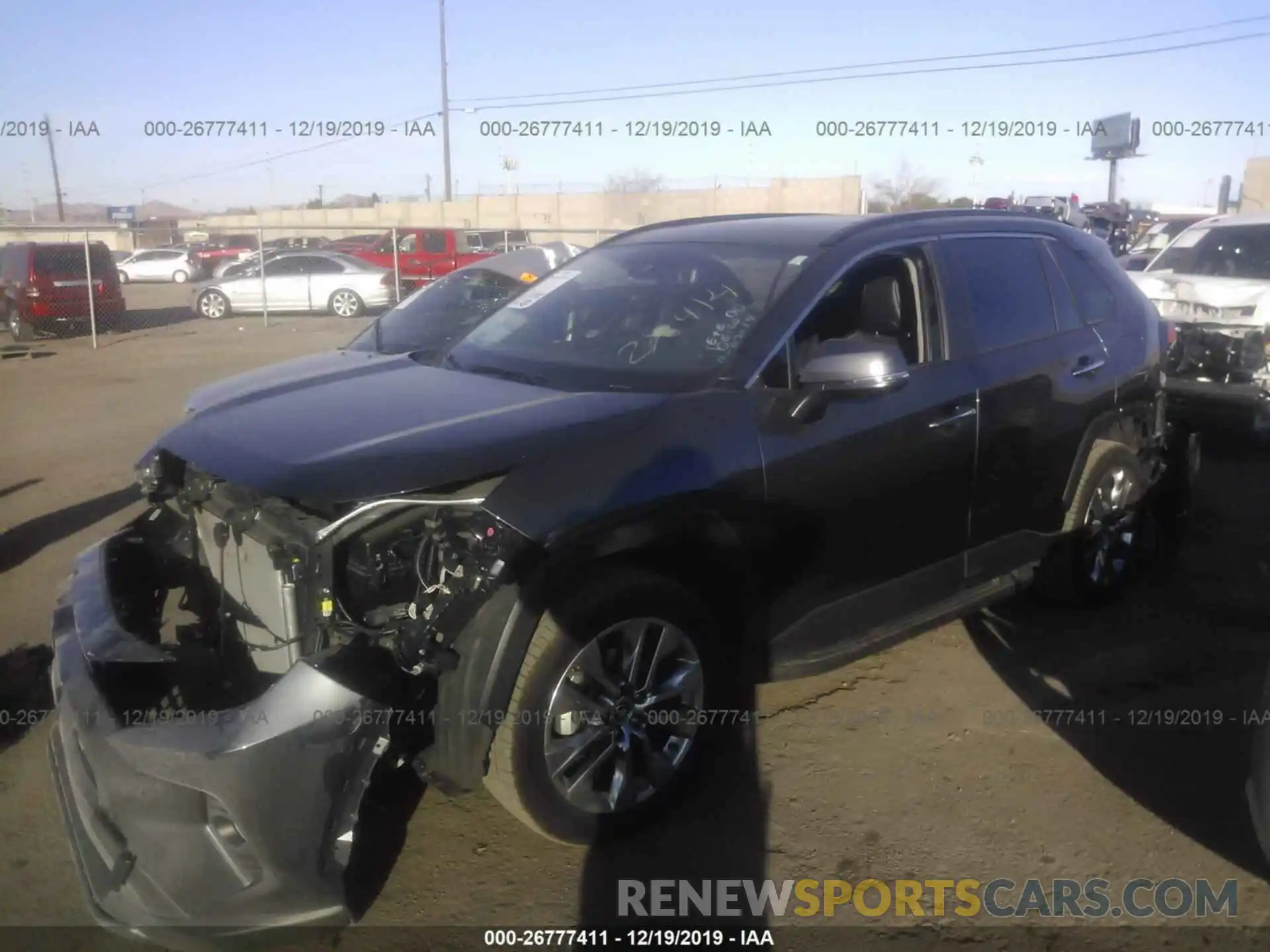 2 Photograph of a damaged car JTMY1RFV0KD508522 TOYOTA RAV4 2019