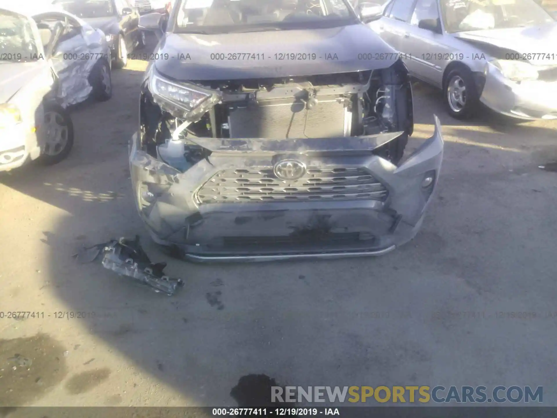 6 Photograph of a damaged car JTMY1RFV0KD508522 TOYOTA RAV4 2019