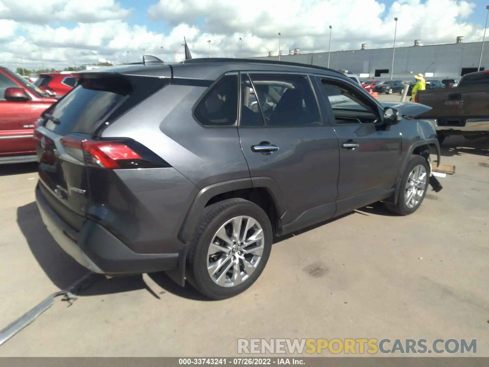 4 Photograph of a damaged car JTMY1RFV0KD513655 TOYOTA RAV4 2019