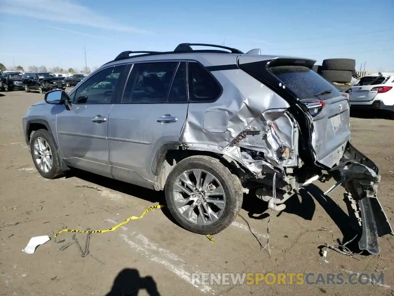 2 Photograph of a damaged car JTMY1RFV0KD513980 TOYOTA RAV4 2019