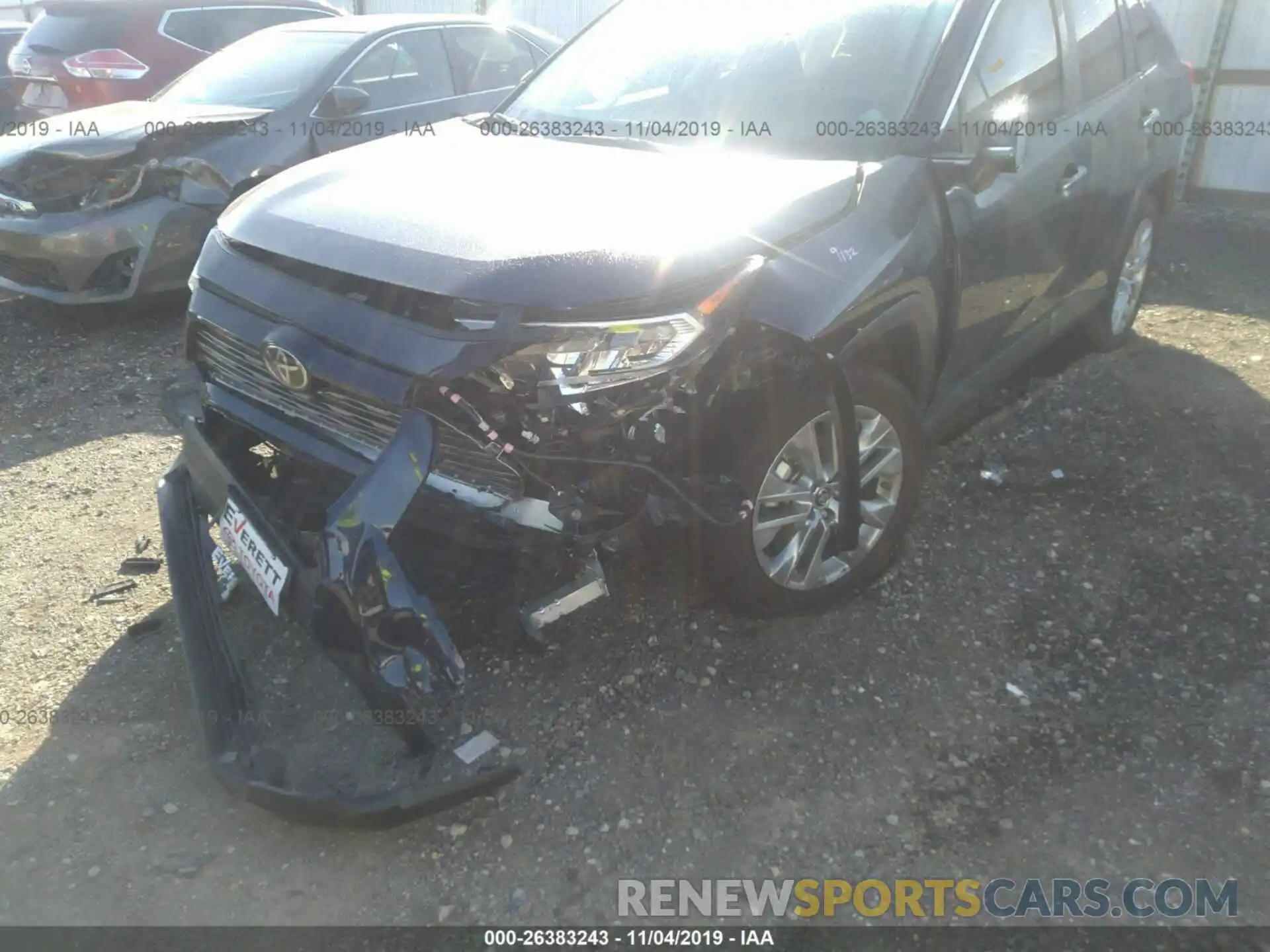 6 Photograph of a damaged car JTMY1RFV0KD514143 TOYOTA RAV4 2019