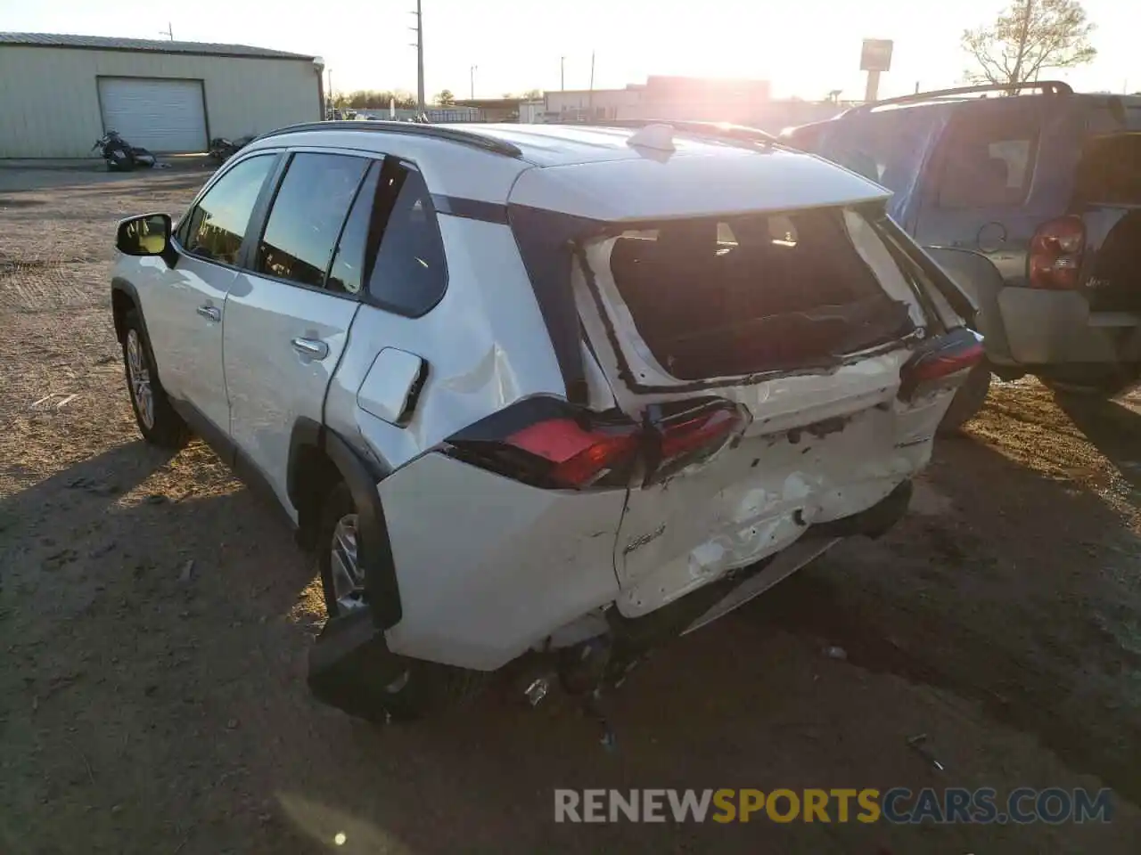 3 Photograph of a damaged car JTMY1RFV0KJ004487 TOYOTA RAV4 2019