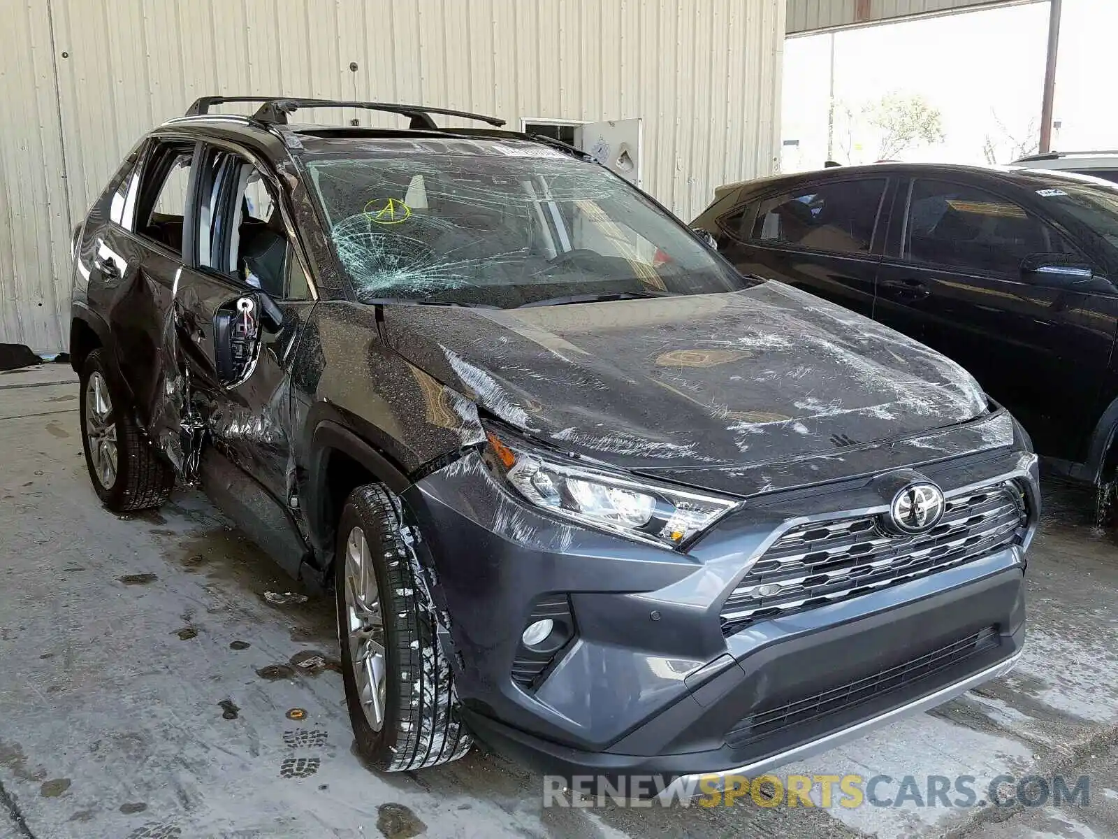 1 Photograph of a damaged car JTMY1RFV1KD509792 TOYOTA RAV4 2019