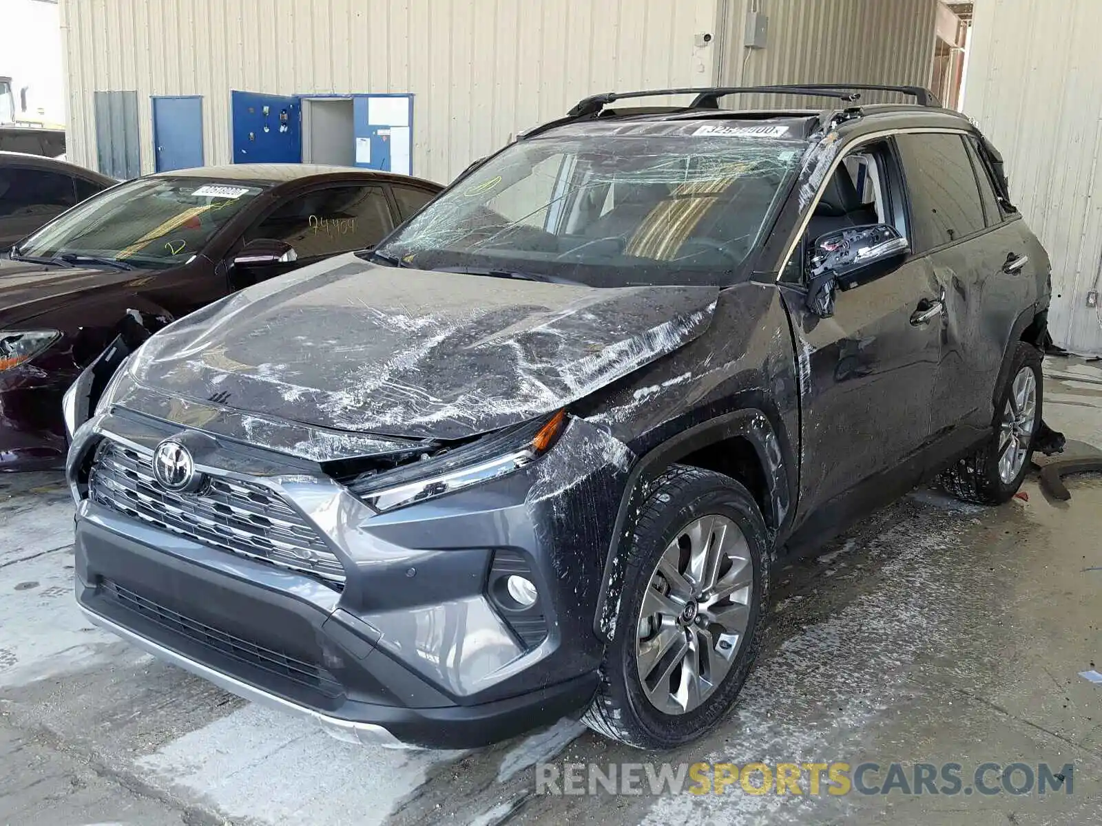 2 Photograph of a damaged car JTMY1RFV1KD509792 TOYOTA RAV4 2019