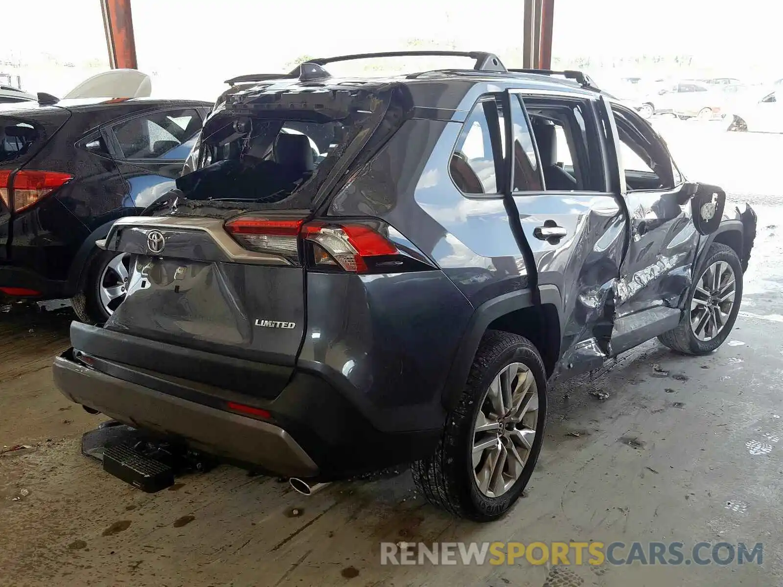 4 Photograph of a damaged car JTMY1RFV1KD509792 TOYOTA RAV4 2019