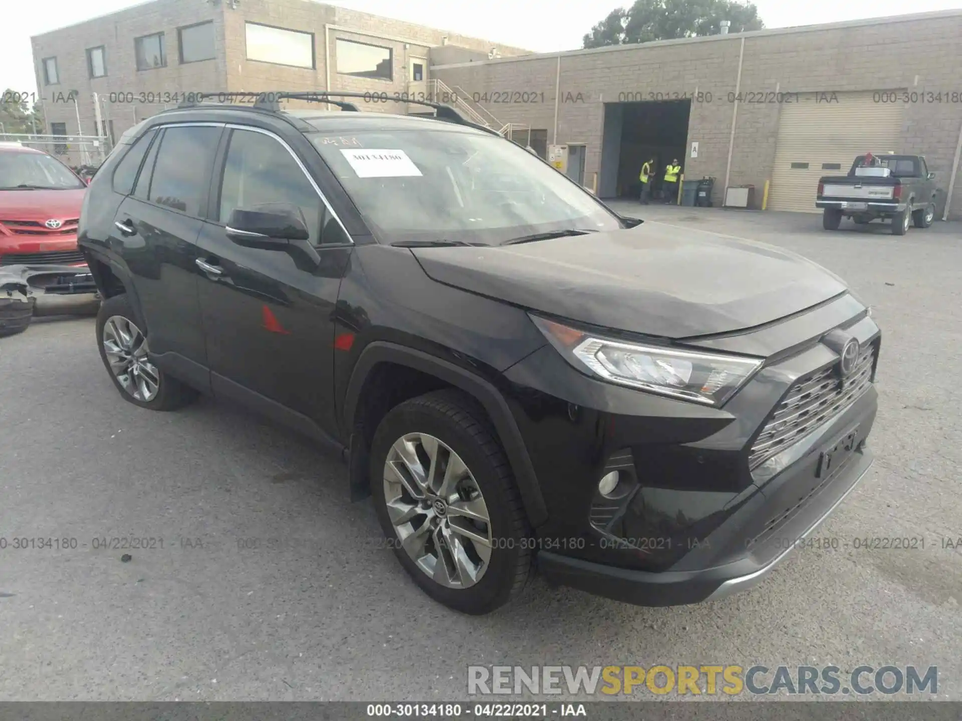 1 Photograph of a damaged car JTMY1RFV1KD510389 TOYOTA RAV4 2019