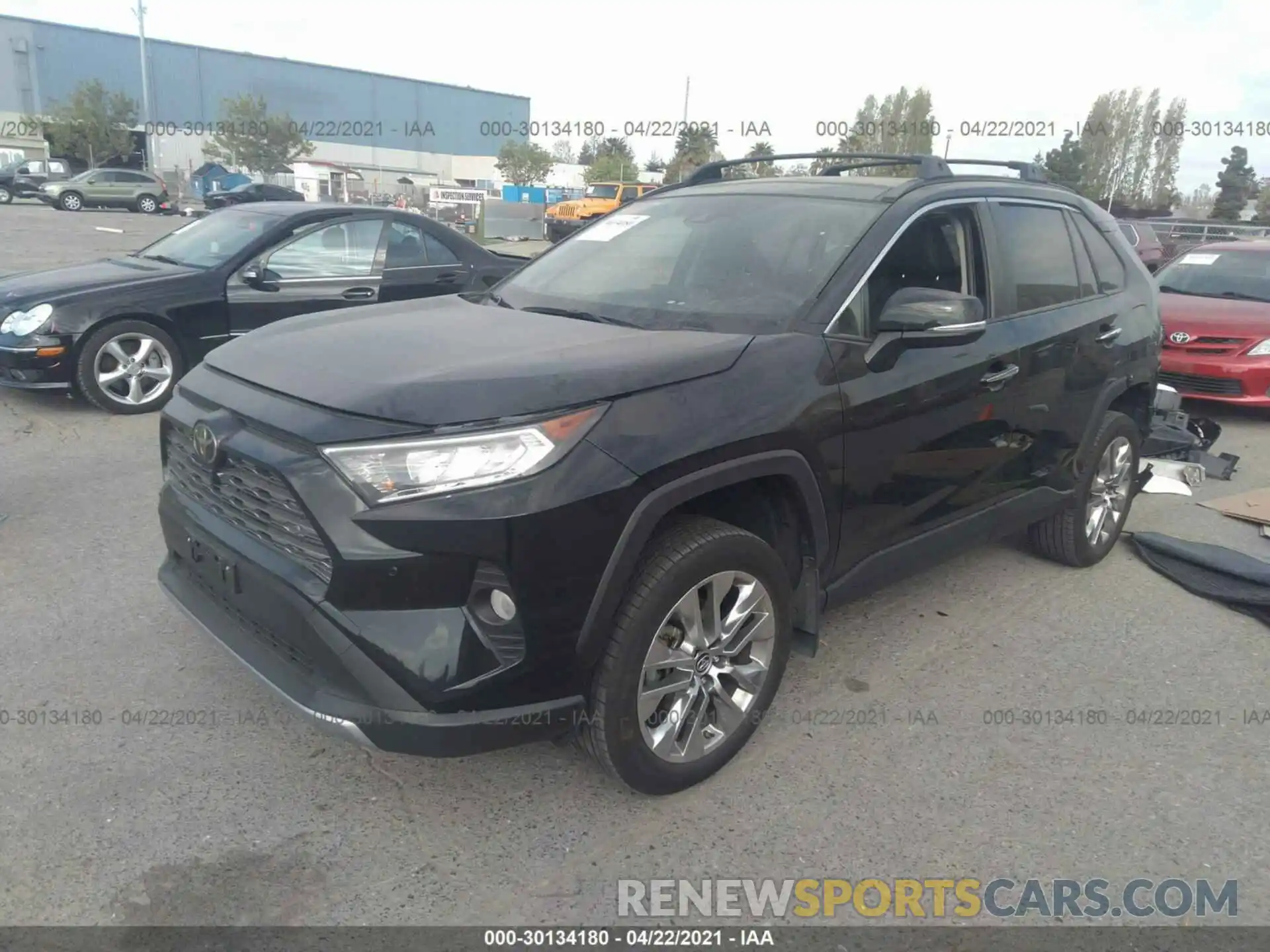 2 Фотография поврежденного автомобиля JTMY1RFV1KD510389 TOYOTA RAV4 2019