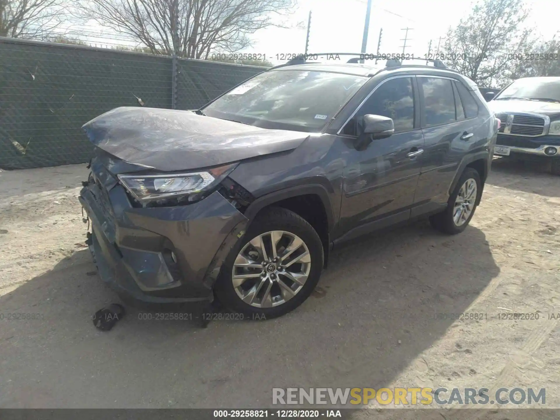 2 Photograph of a damaged car JTMY1RFV1KD515656 TOYOTA RAV4 2019