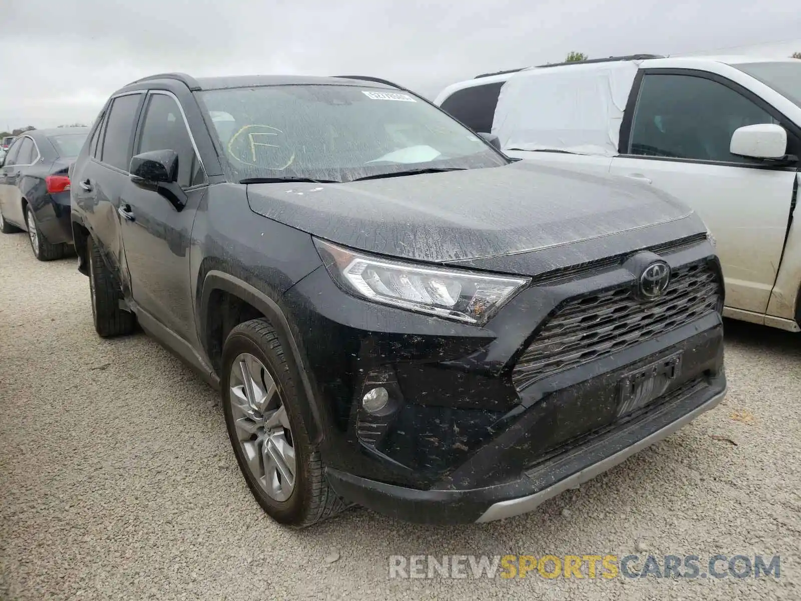 1 Photograph of a damaged car JTMY1RFV2KD503693 TOYOTA RAV4 2019