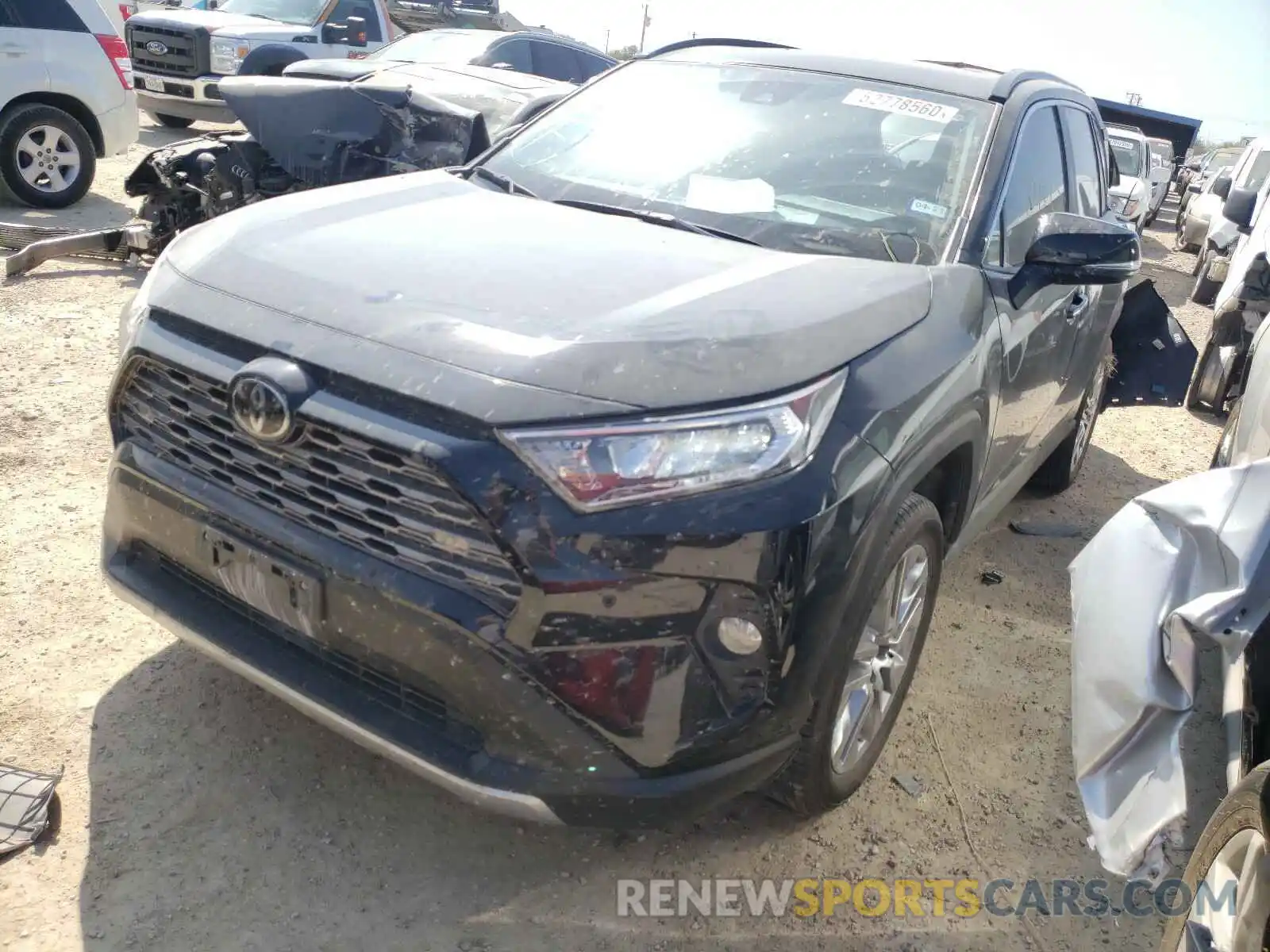 2 Photograph of a damaged car JTMY1RFV2KD503693 TOYOTA RAV4 2019