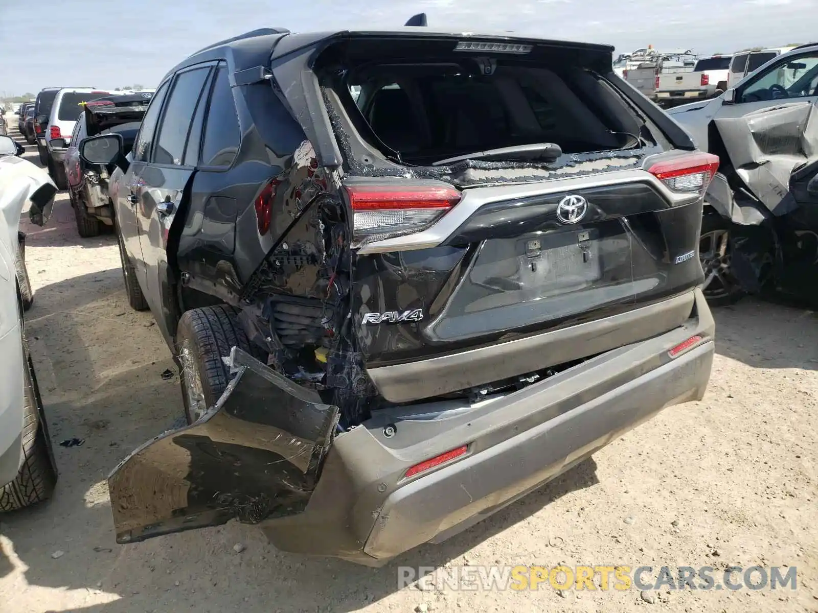 3 Photograph of a damaged car JTMY1RFV2KD503693 TOYOTA RAV4 2019