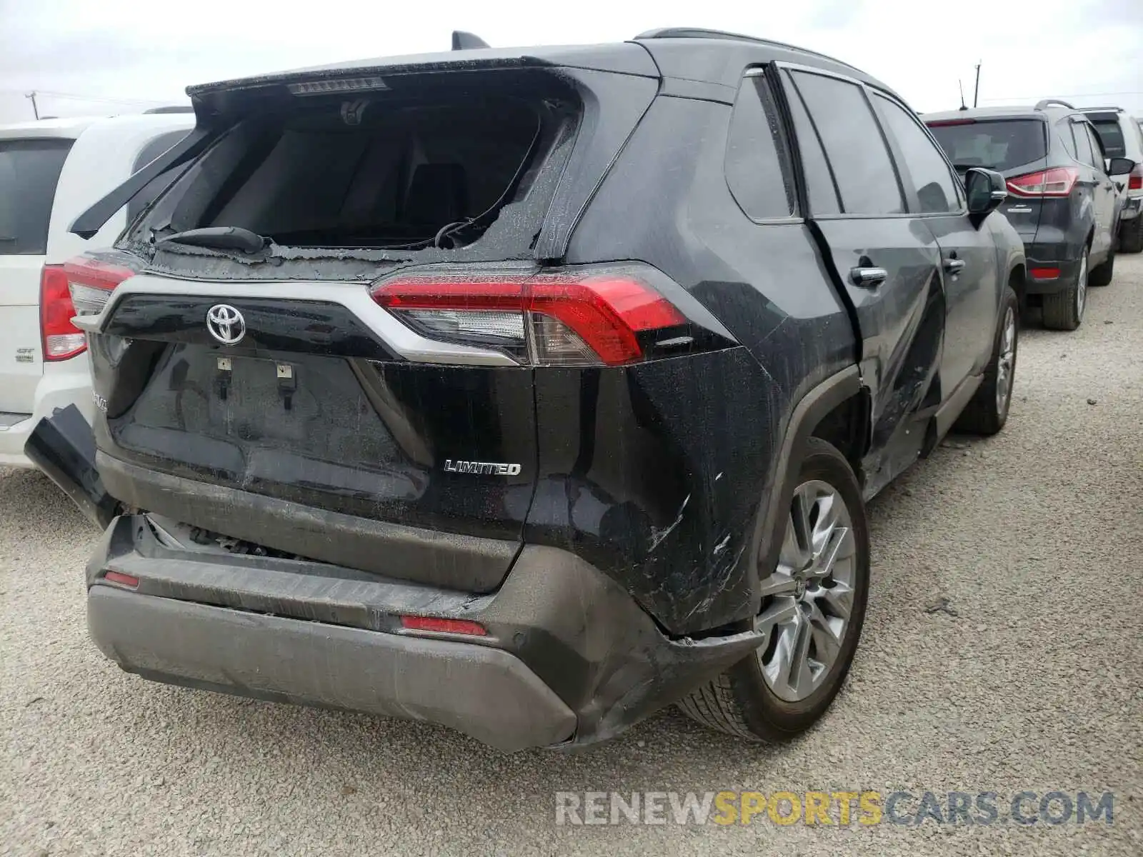 4 Photograph of a damaged car JTMY1RFV2KD503693 TOYOTA RAV4 2019