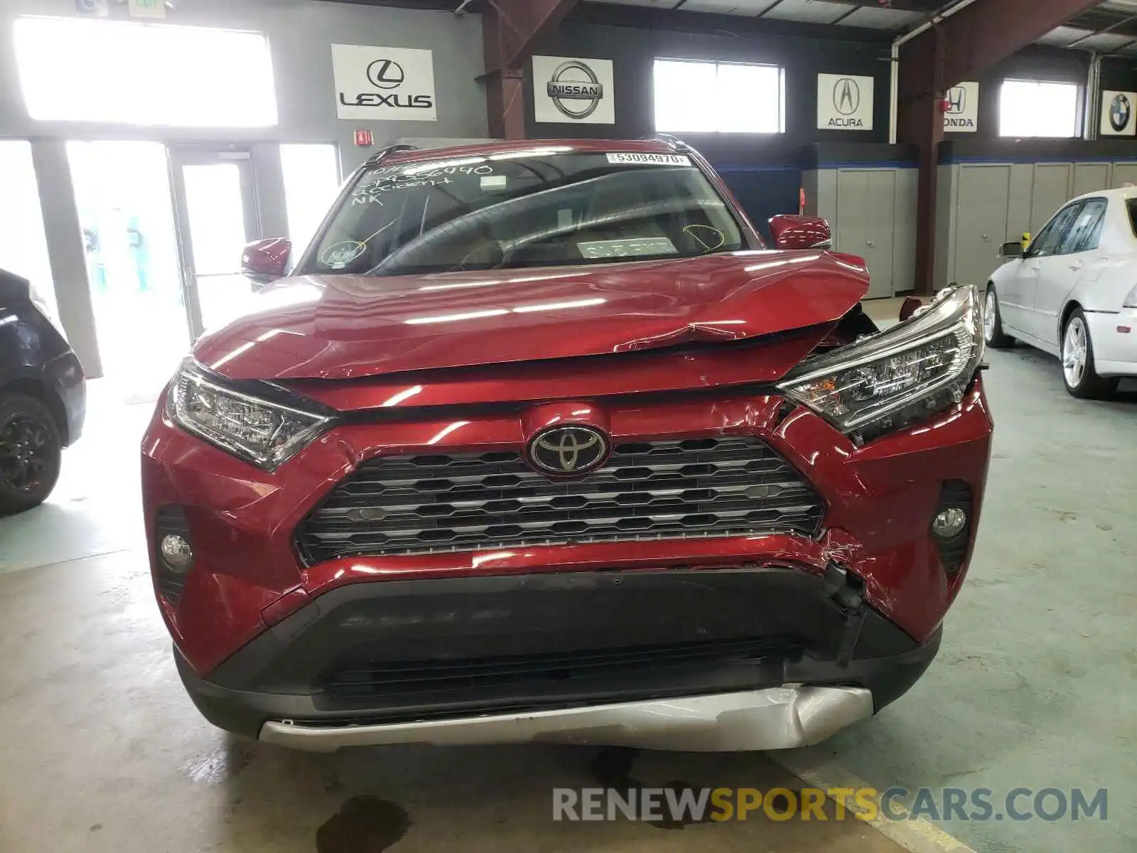 9 Photograph of a damaged car JTMY1RFV2KD506156 TOYOTA RAV4 2019