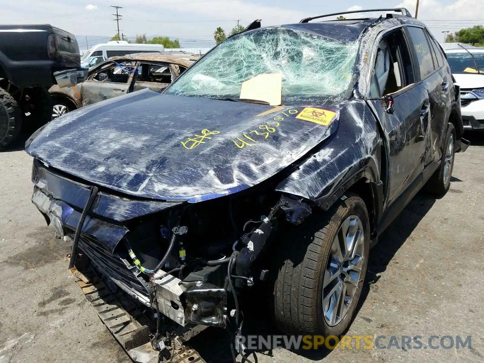 2 Фотография поврежденного автомобиля JTMY1RFV2KD508358 TOYOTA RAV4 2019