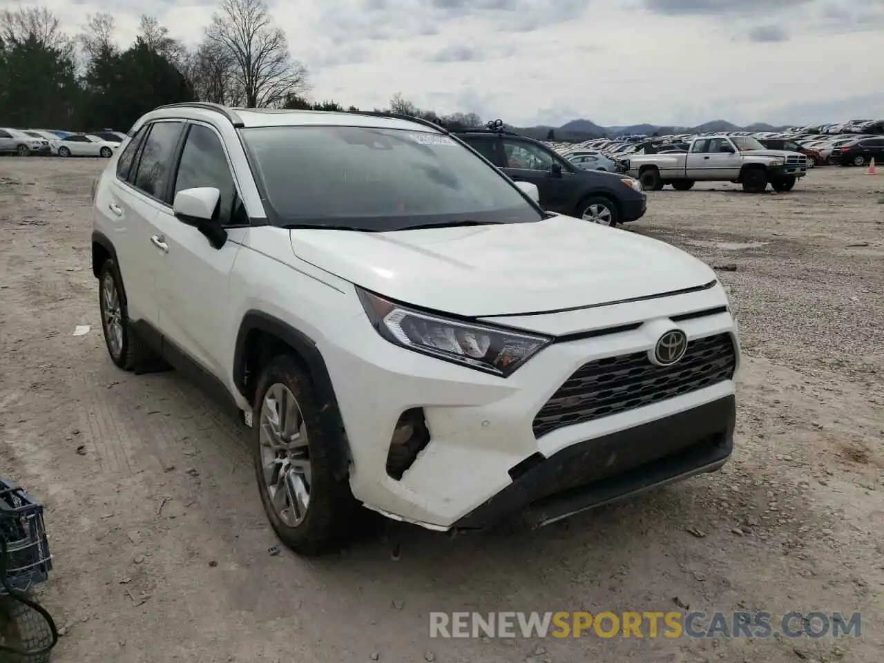 1 Photograph of a damaged car JTMY1RFV2KD512572 TOYOTA RAV4 2019