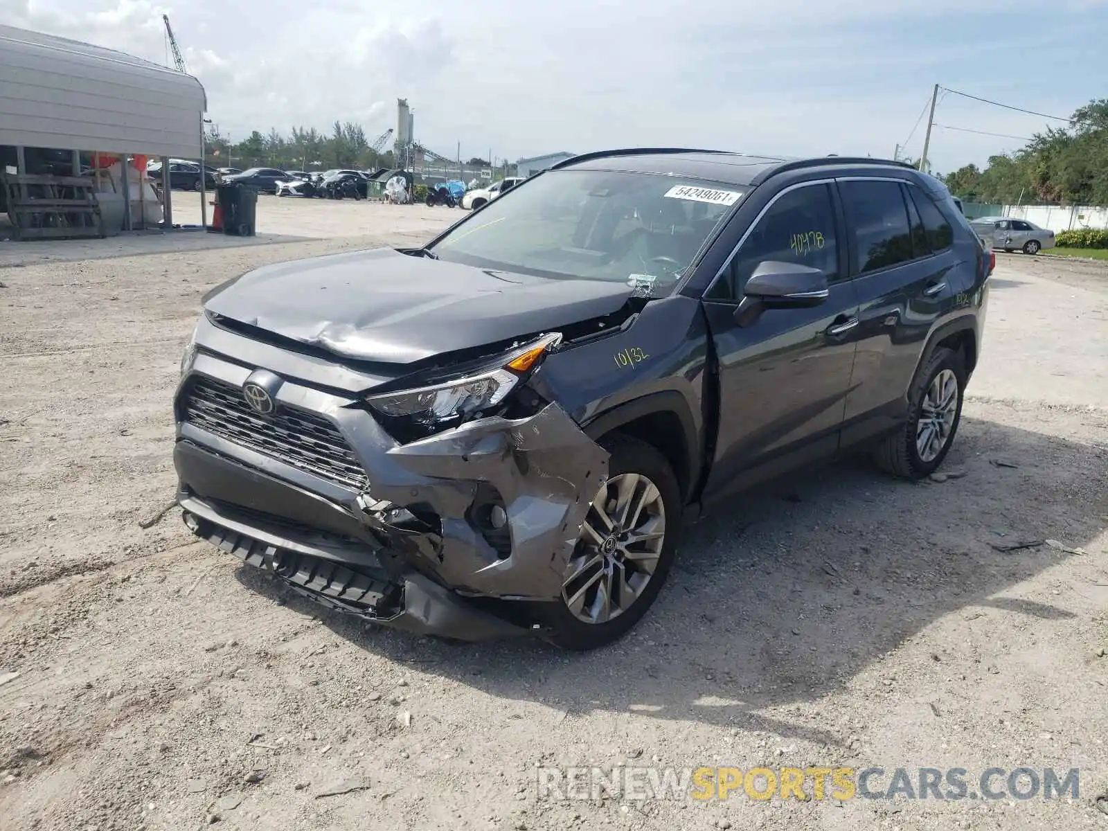 2 Photograph of a damaged car JTMY1RFV3KD003347 TOYOTA RAV4 2019