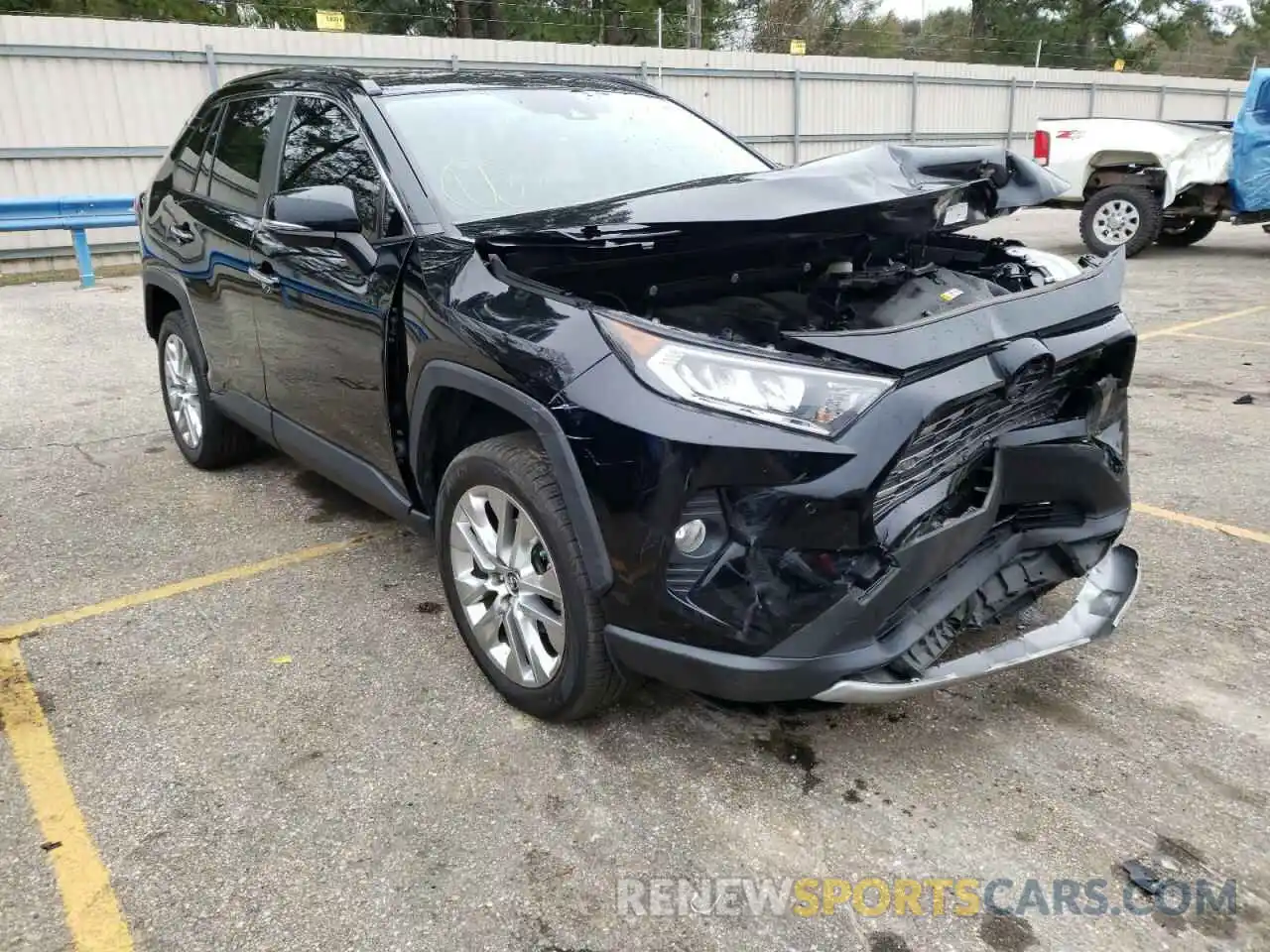 1 Photograph of a damaged car JTMY1RFV3KD026384 TOYOTA RAV4 2019