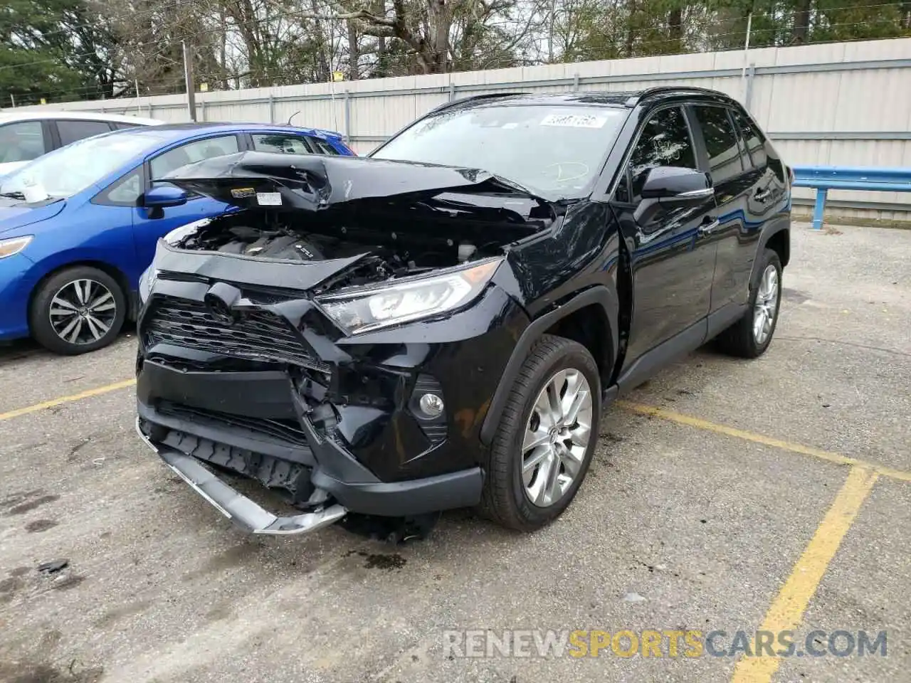 2 Photograph of a damaged car JTMY1RFV3KD026384 TOYOTA RAV4 2019