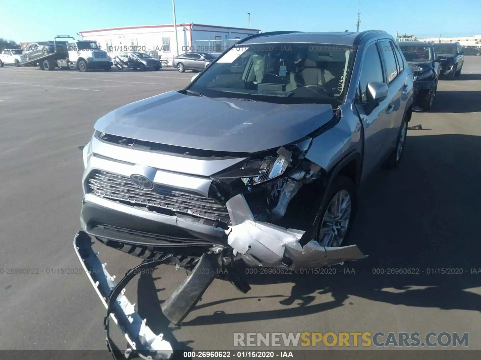 6 Photograph of a damaged car JTMY1RFV3KD029205 TOYOTA RAV4 2019