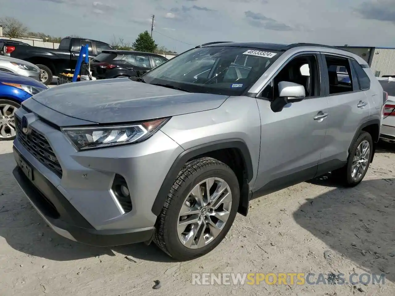 1 Photograph of a damaged car JTMY1RFV3KD510314 TOYOTA RAV4 2019