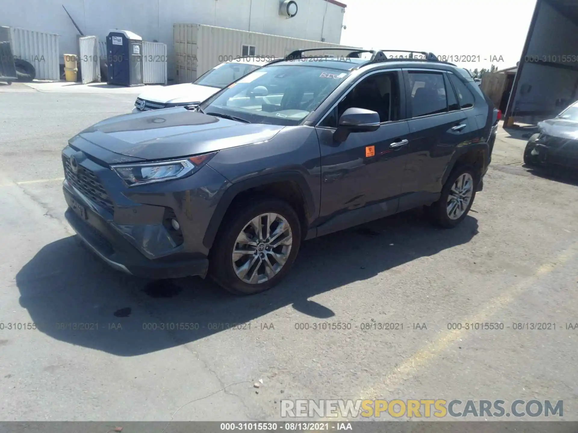 2 Photograph of a damaged car JTMY1RFV4KD500889 TOYOTA RAV4 2019