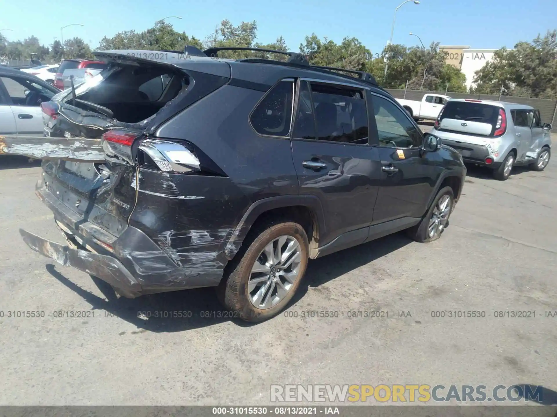 4 Photograph of a damaged car JTMY1RFV4KD500889 TOYOTA RAV4 2019