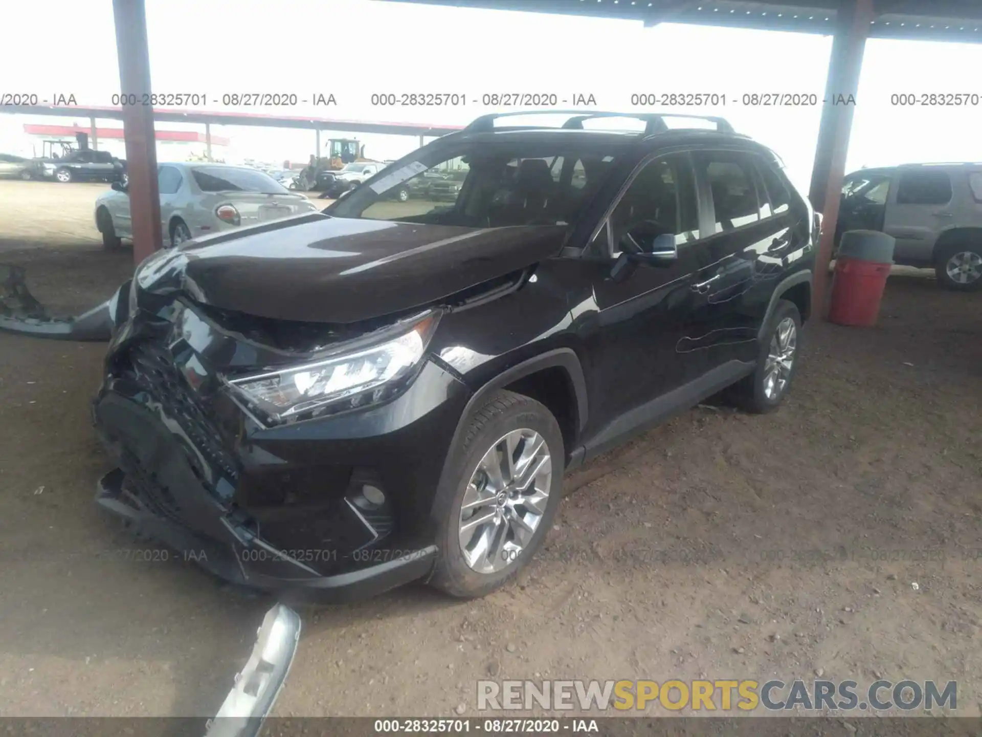 2 Photograph of a damaged car JTMY1RFV5KD039153 TOYOTA RAV4 2019