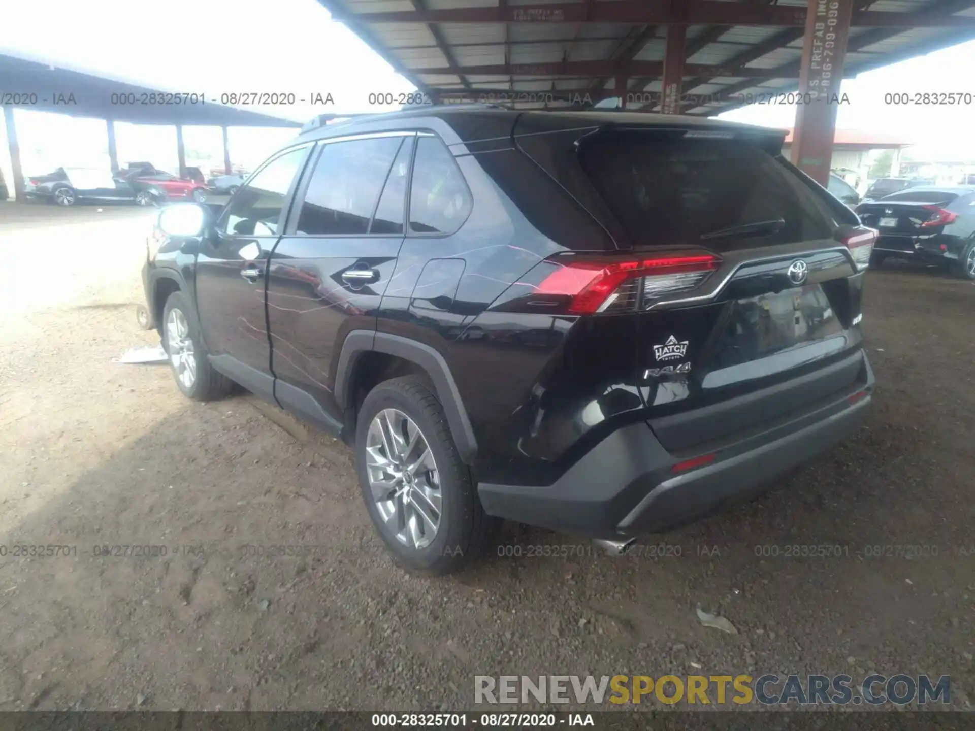 3 Фотография поврежденного автомобиля JTMY1RFV5KD039153 TOYOTA RAV4 2019