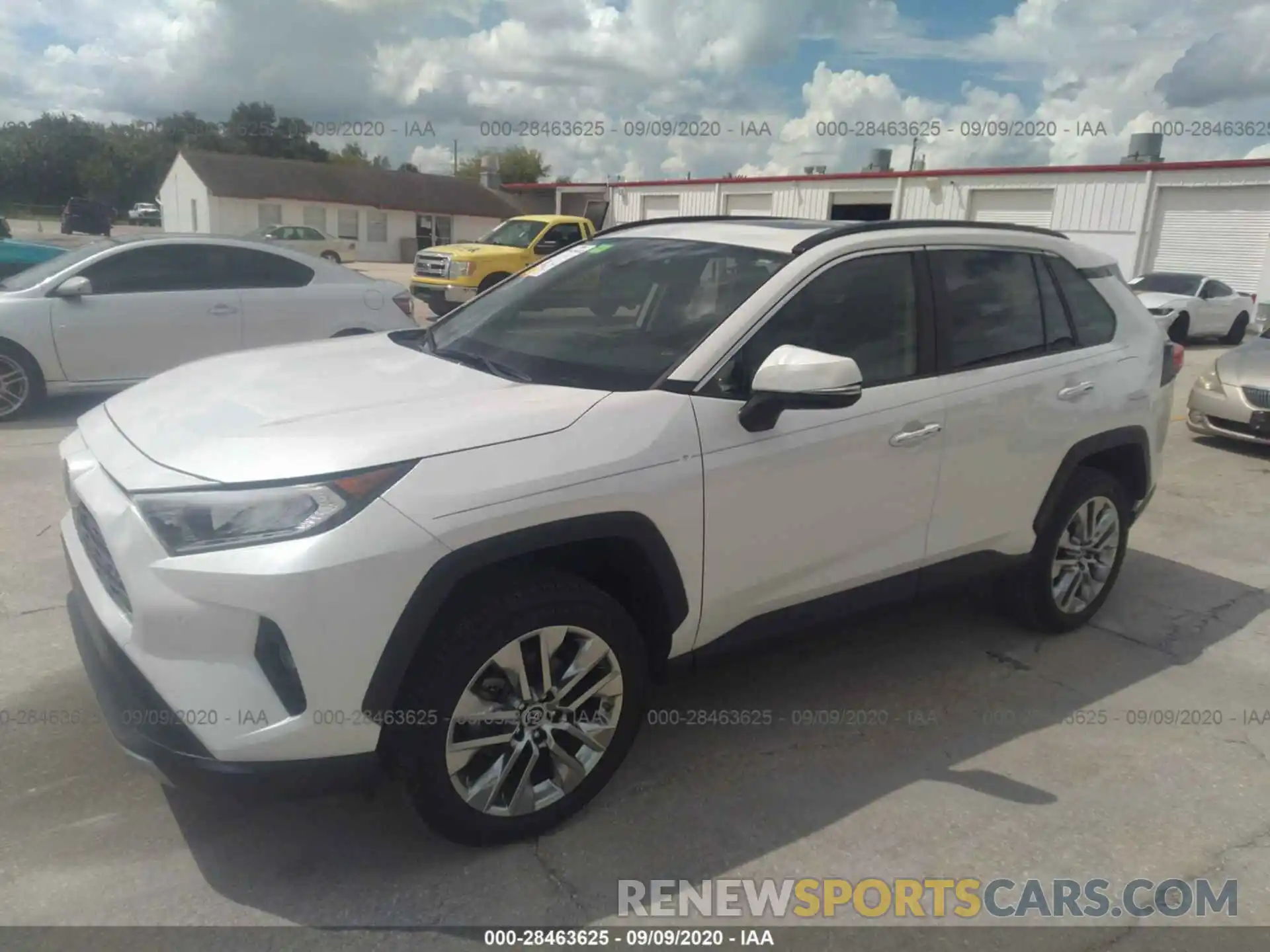 2 Photograph of a damaged car JTMY1RFV5KD501887 TOYOTA RAV4 2019