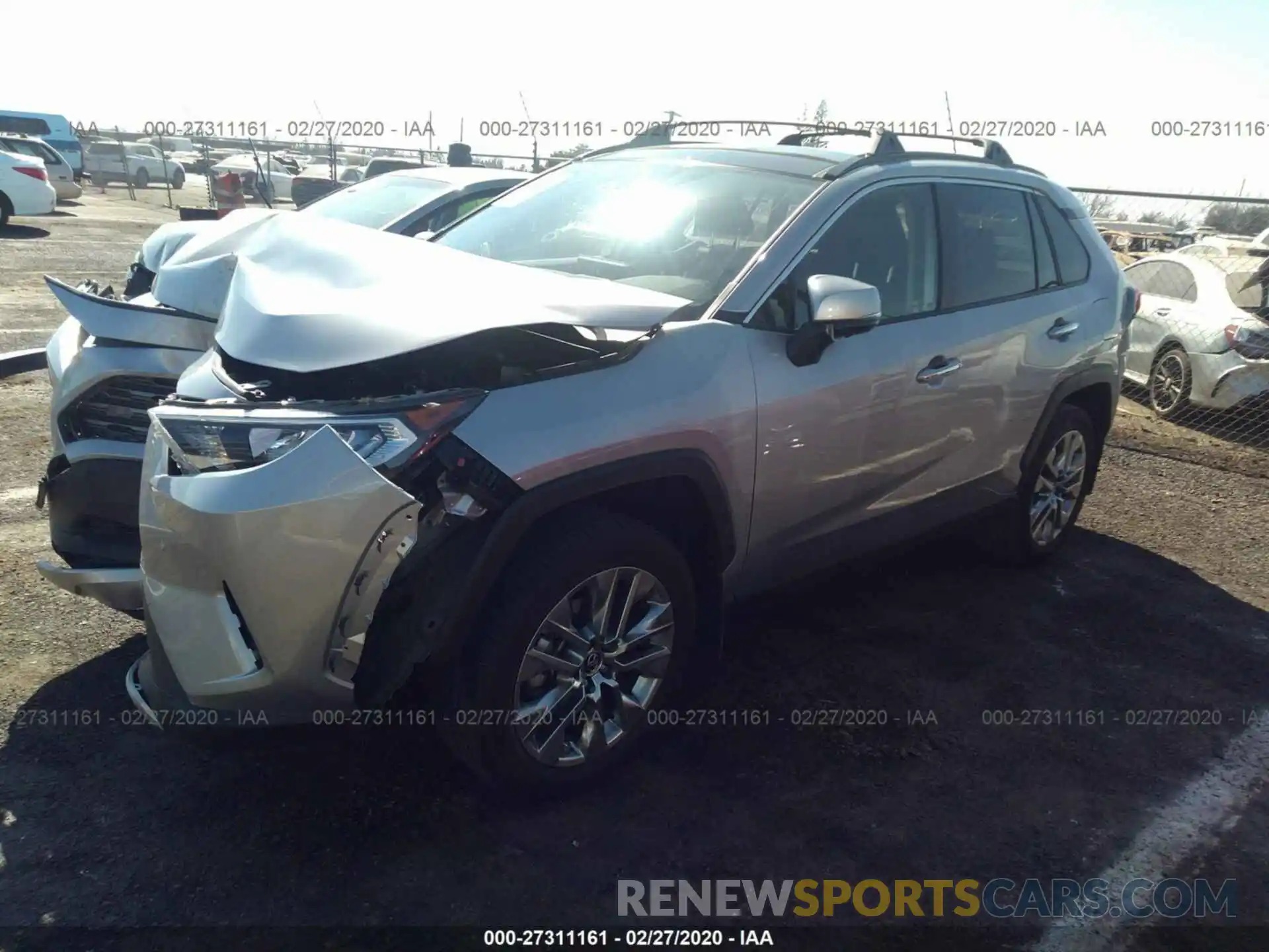 2 Фотография поврежденного автомобиля JTMY1RFV5KD511352 TOYOTA RAV4 2019