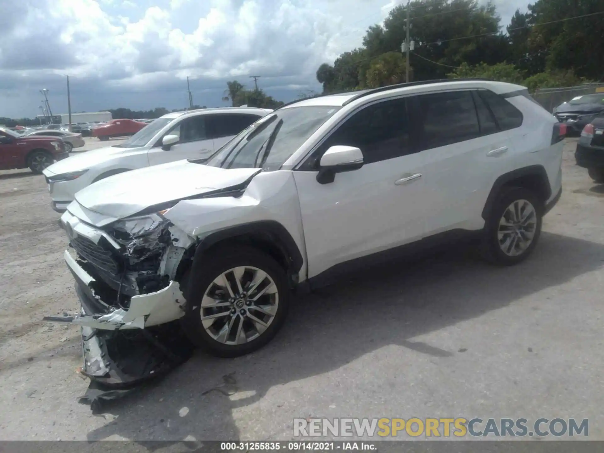 2 Photograph of a damaged car JTMY1RFV5KD511576 TOYOTA RAV4 2019