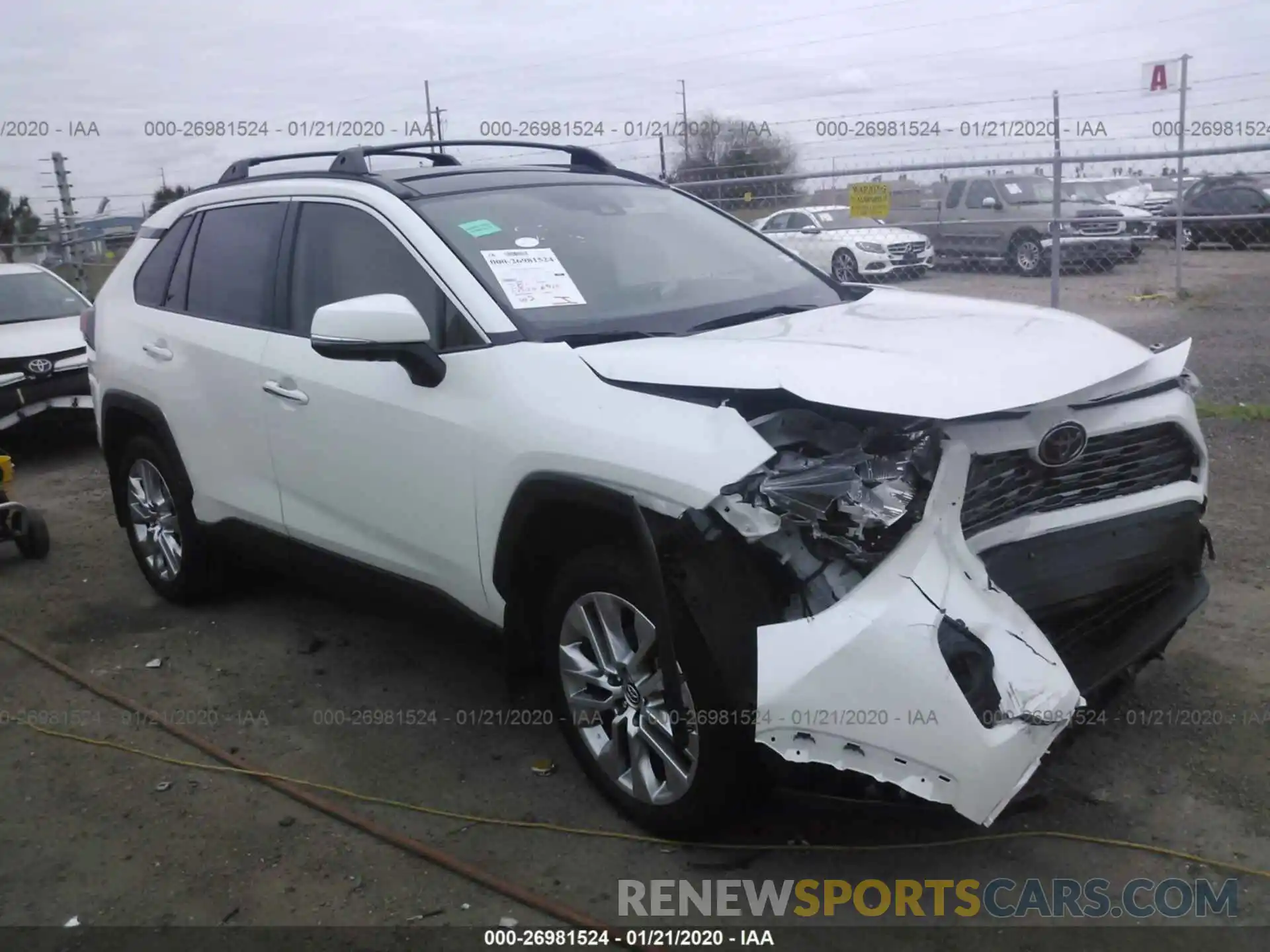 1 Photograph of a damaged car JTMY1RFV5KD514560 TOYOTA RAV4 2019