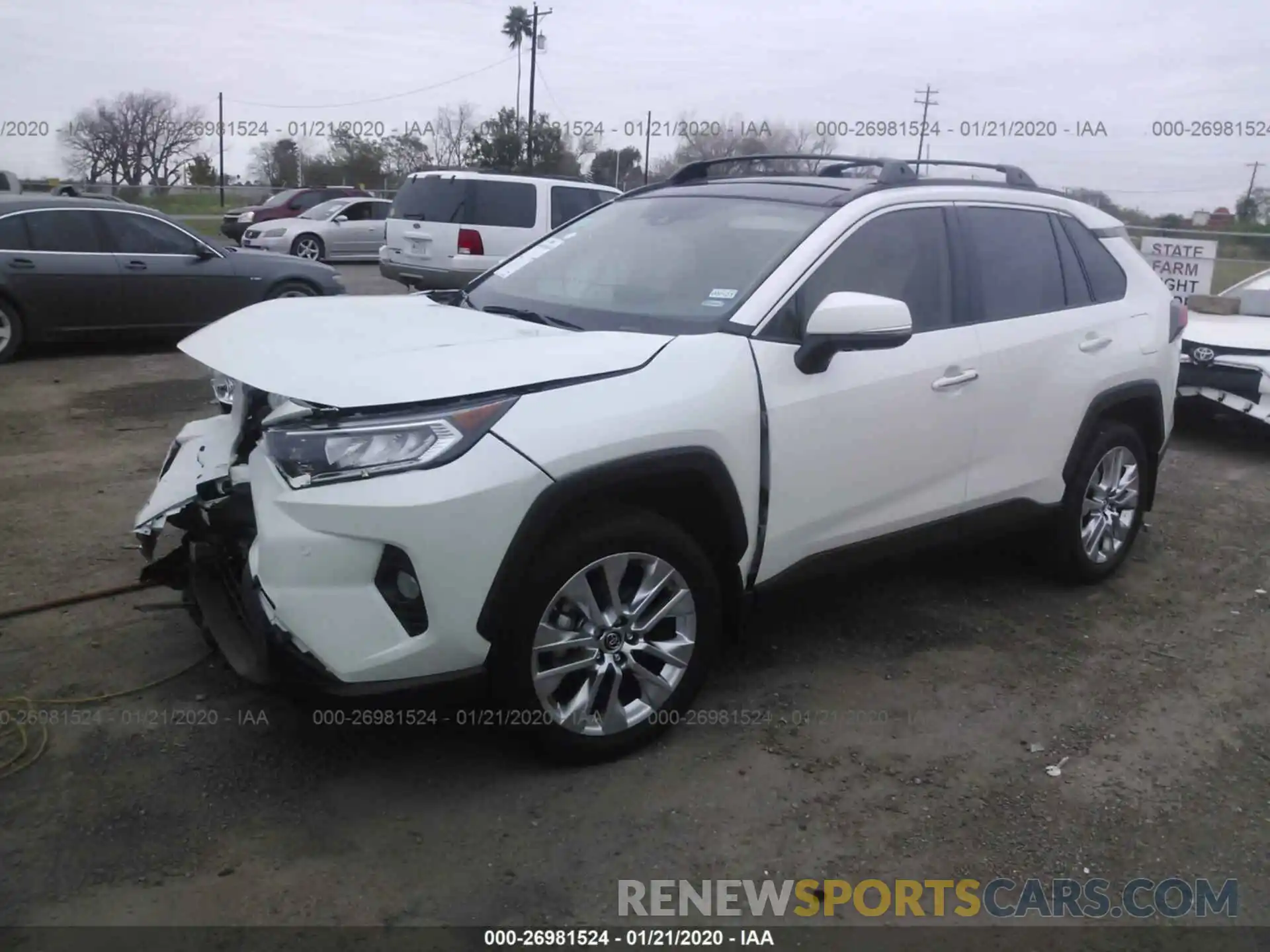 2 Photograph of a damaged car JTMY1RFV5KD514560 TOYOTA RAV4 2019